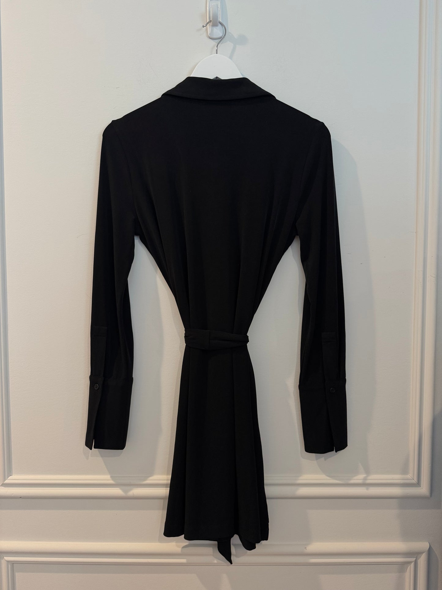 J Crew Black “Mini Shirt Dress”, Size Small