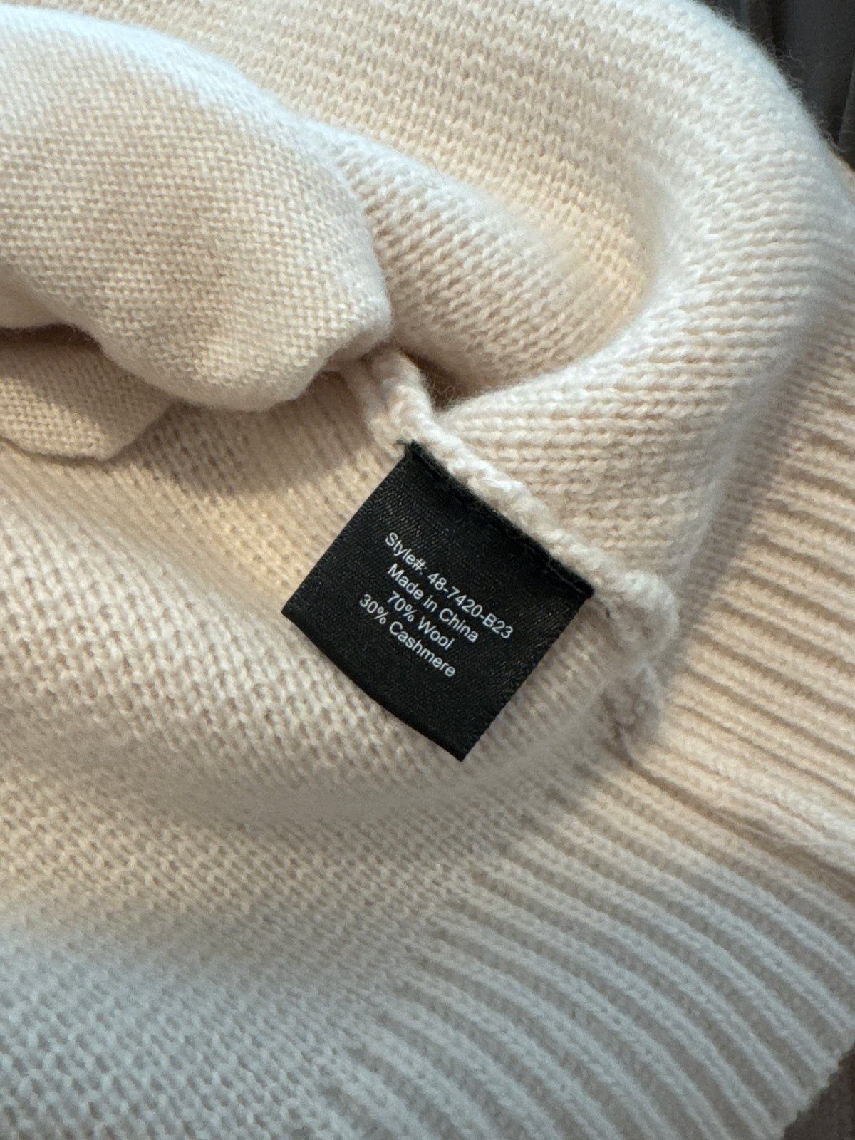 Jenni Kayne Wool/Cashmere Blend “Cooper” Cardigan in Warm Ivory