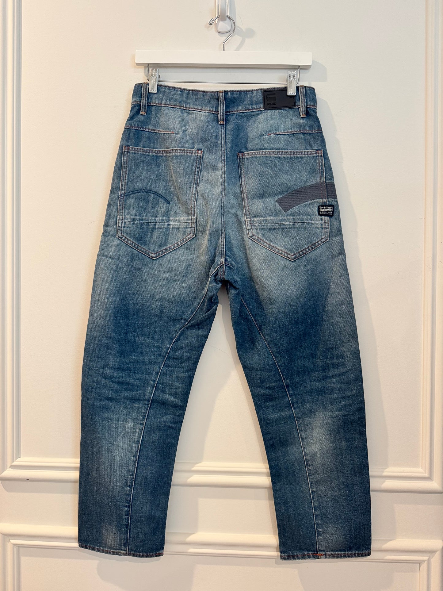 G-Star RAW Grip 3D Relaxed Tapered Jeans, Size 27