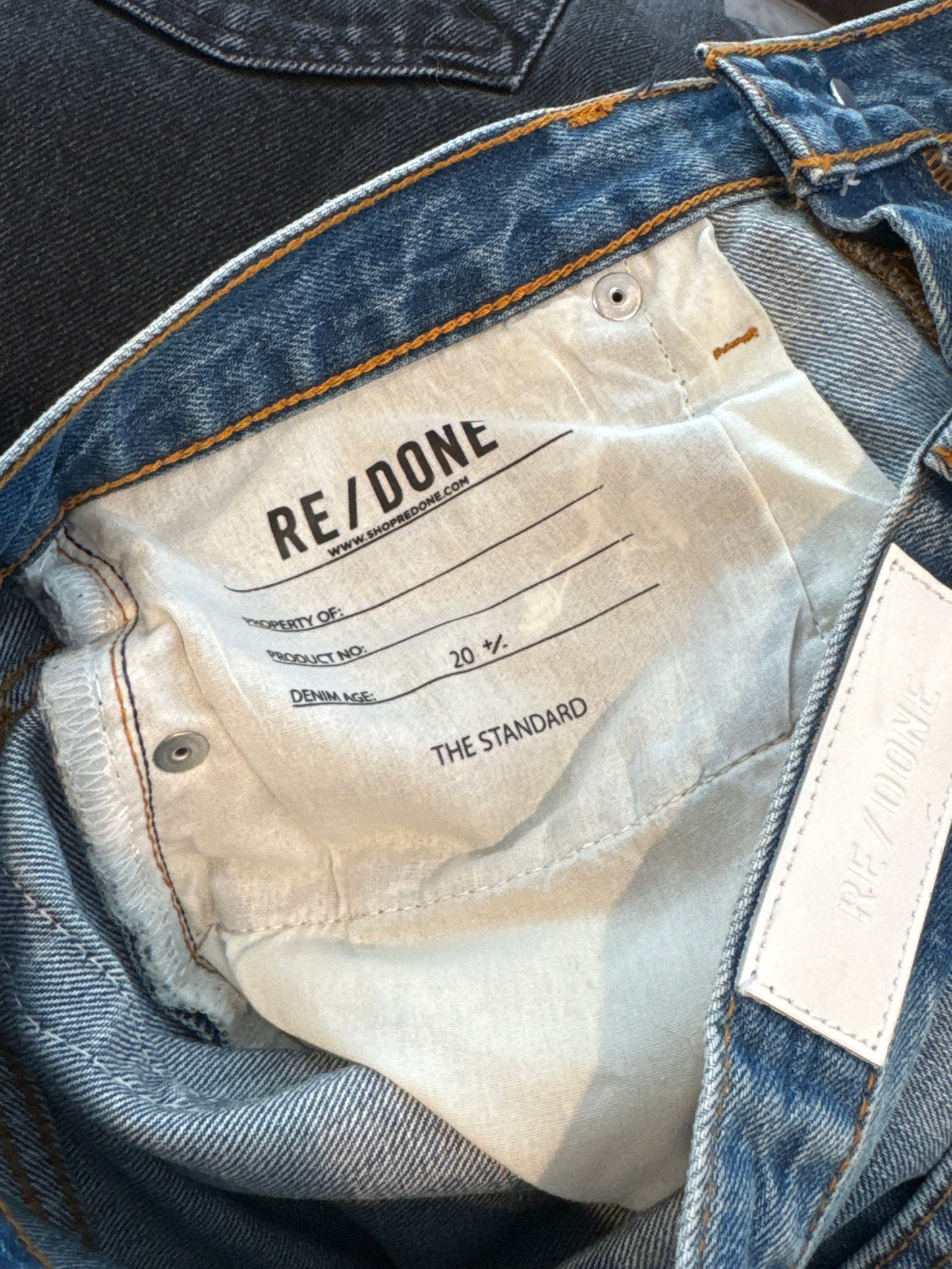 RE/DONE “The Standard” Denim Jeans, Size 26