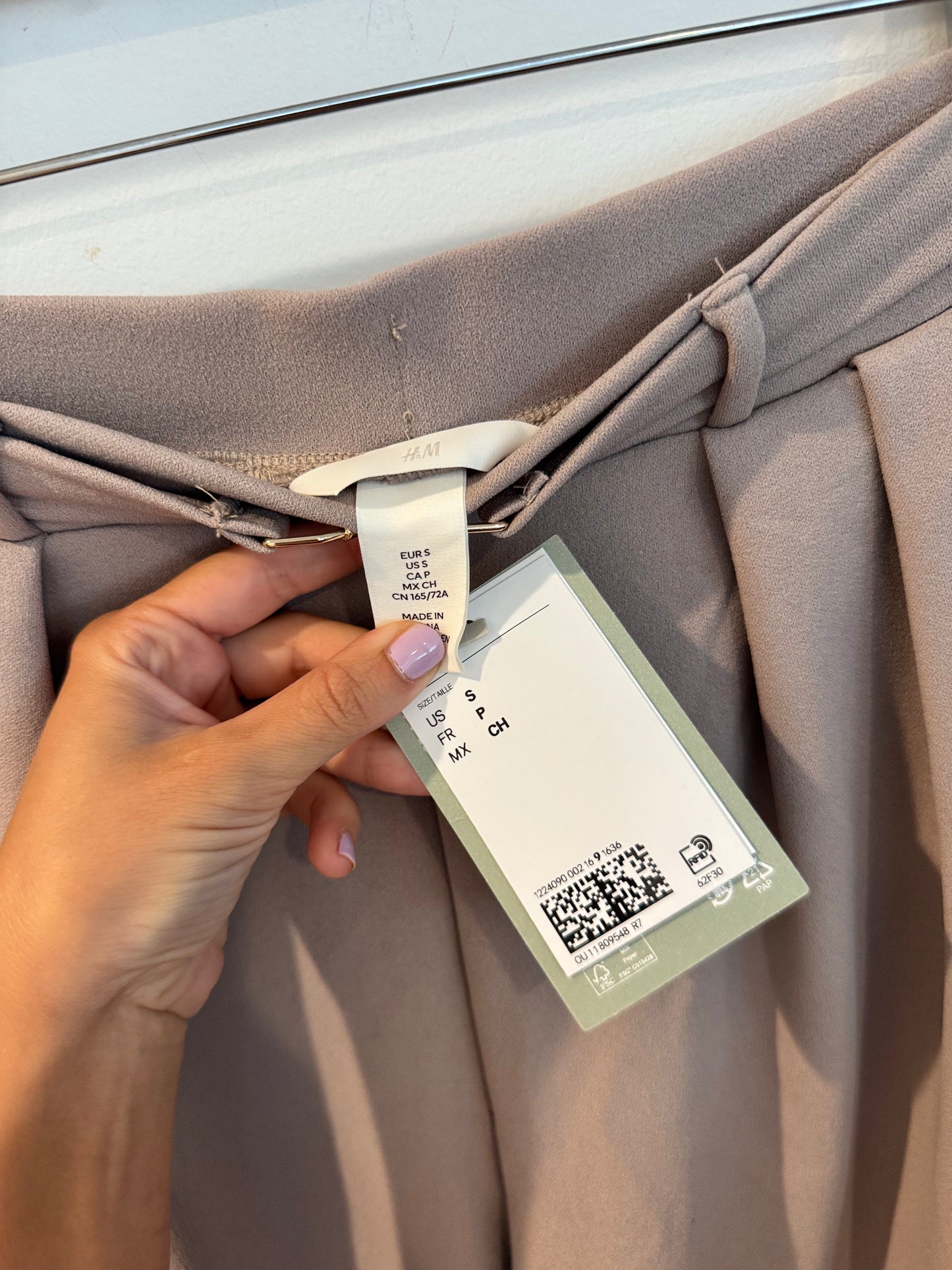 H&M Skirt/Pant BUNDLE (3) Grey & Nude, All Size Small