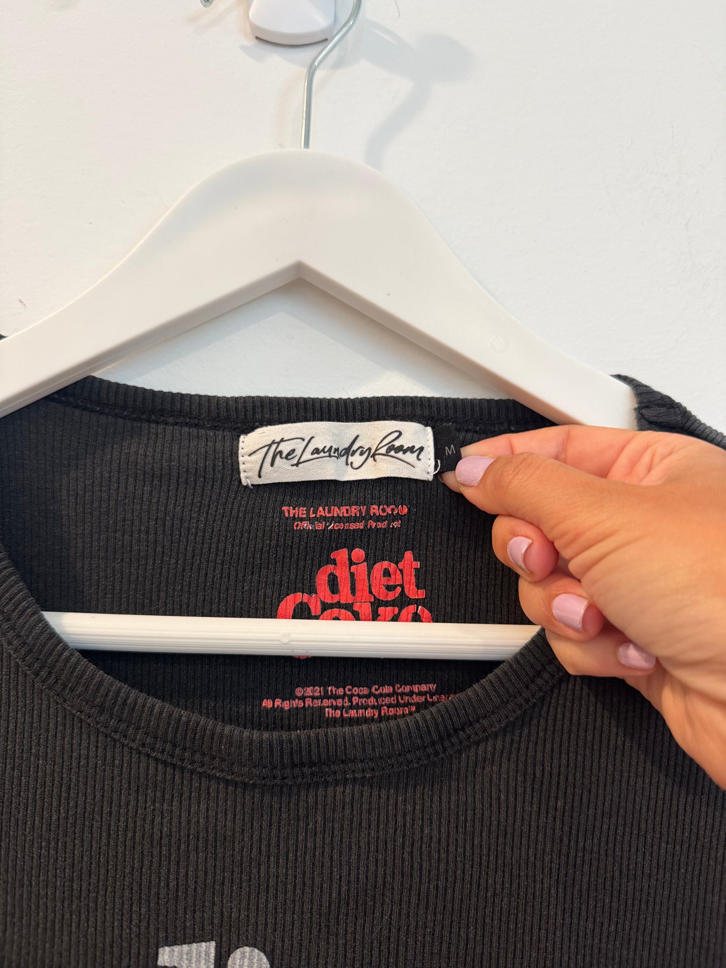The Laundry Room Diet Coke T-shirt, Size Medium