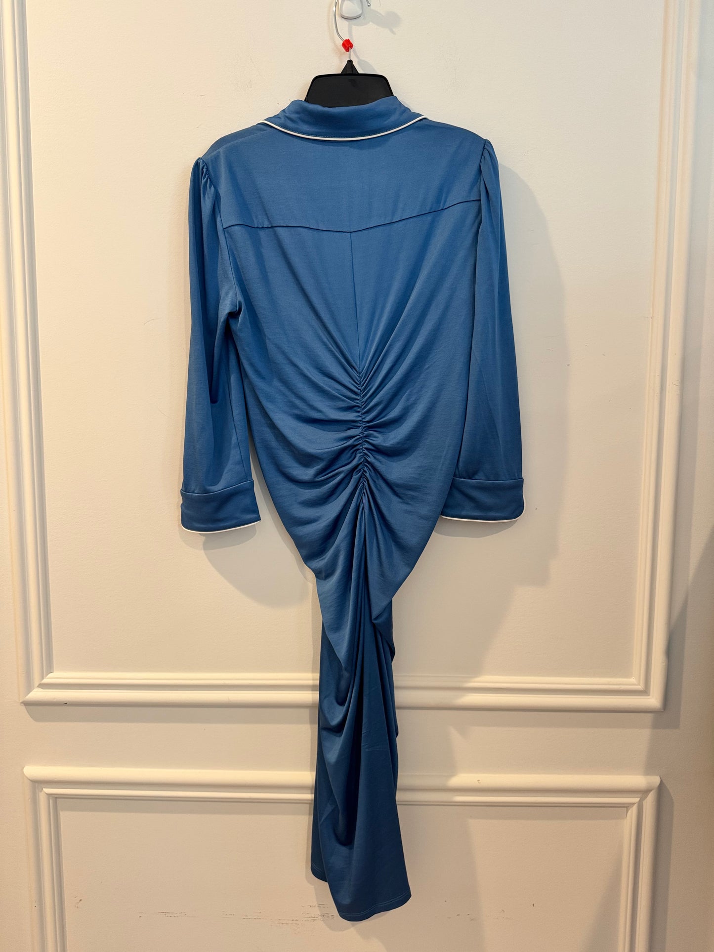 DVF Sheska Dress in Dusk Blue, Size Small