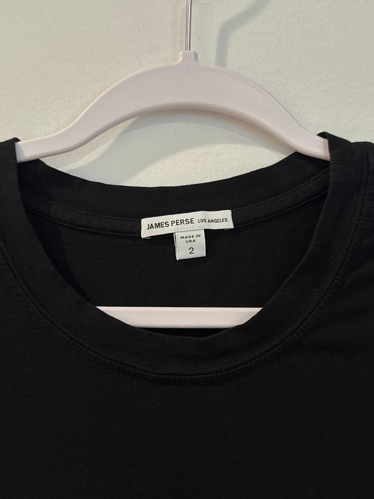 James Perse Black Tee-shirt, Size S/2