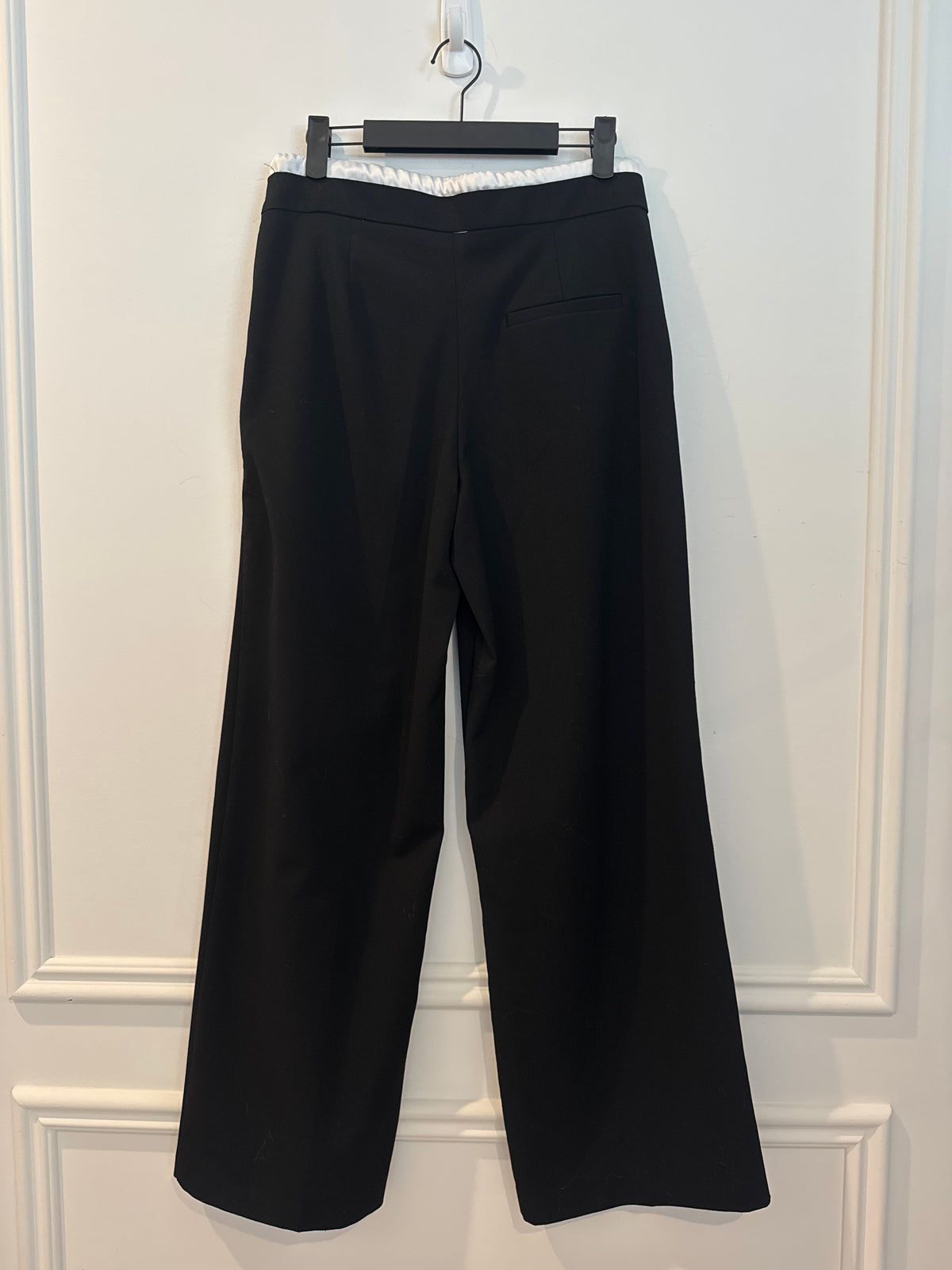 Zara Double Waistband Wide-Leg Pants, Size Small