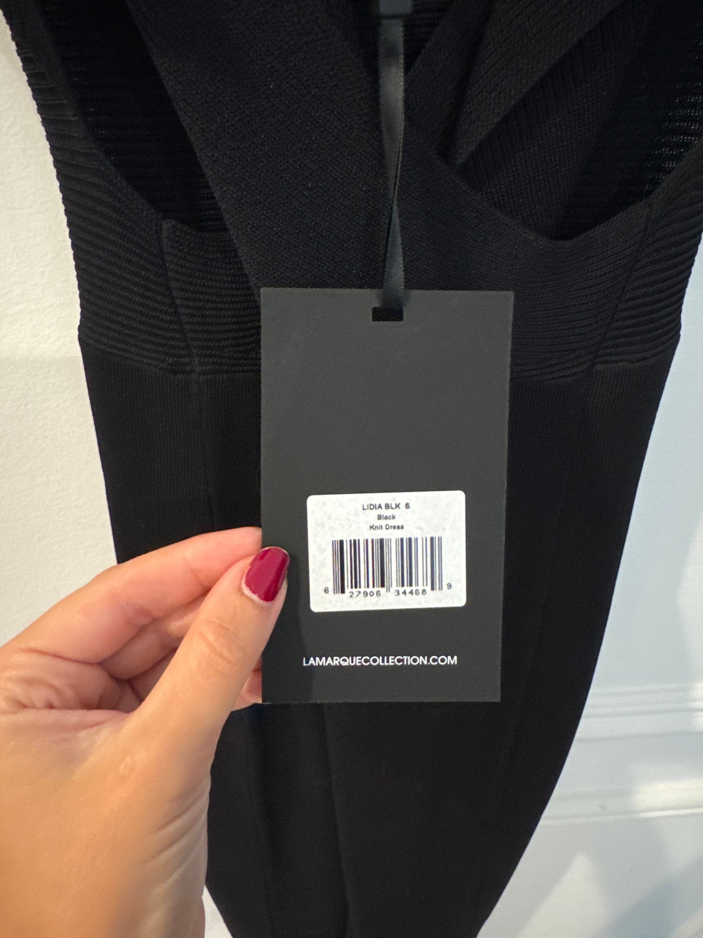 Lamarque Lidia Black Maxi Dress, Size Small