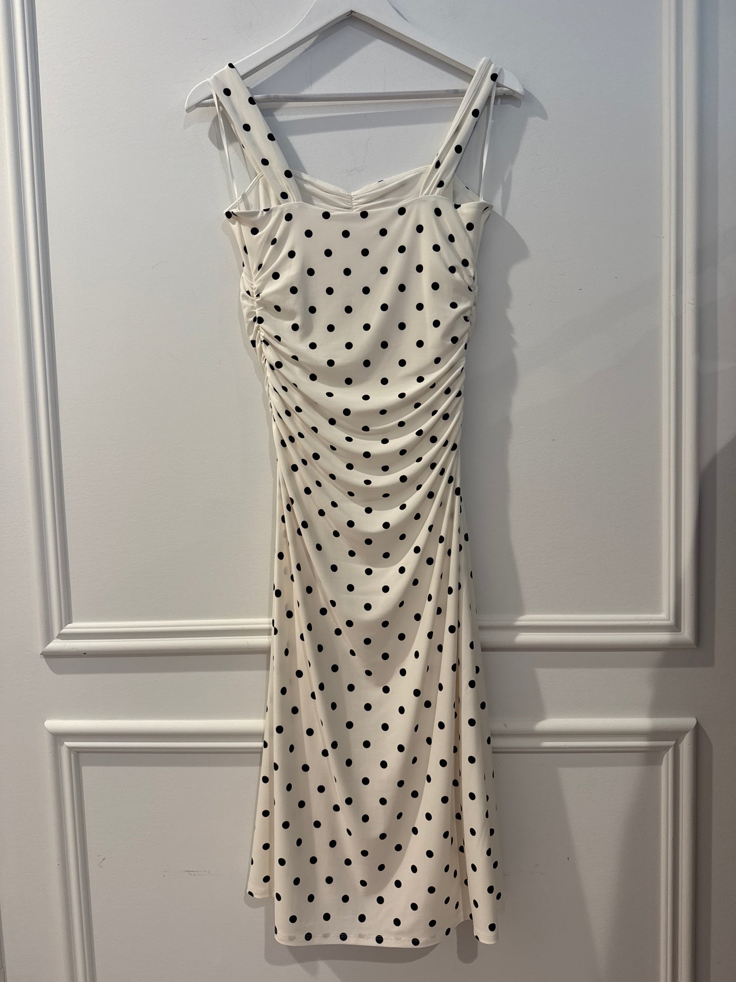 Wilfred Black&White Polka Dot Dress, Size Small