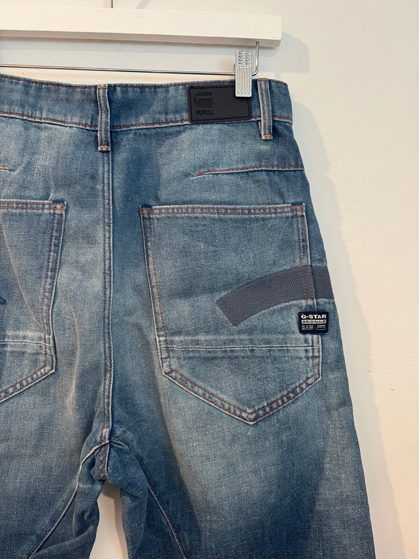 G-Star RAW Grip 3D Relaxed Tapered Jeans, Size 27