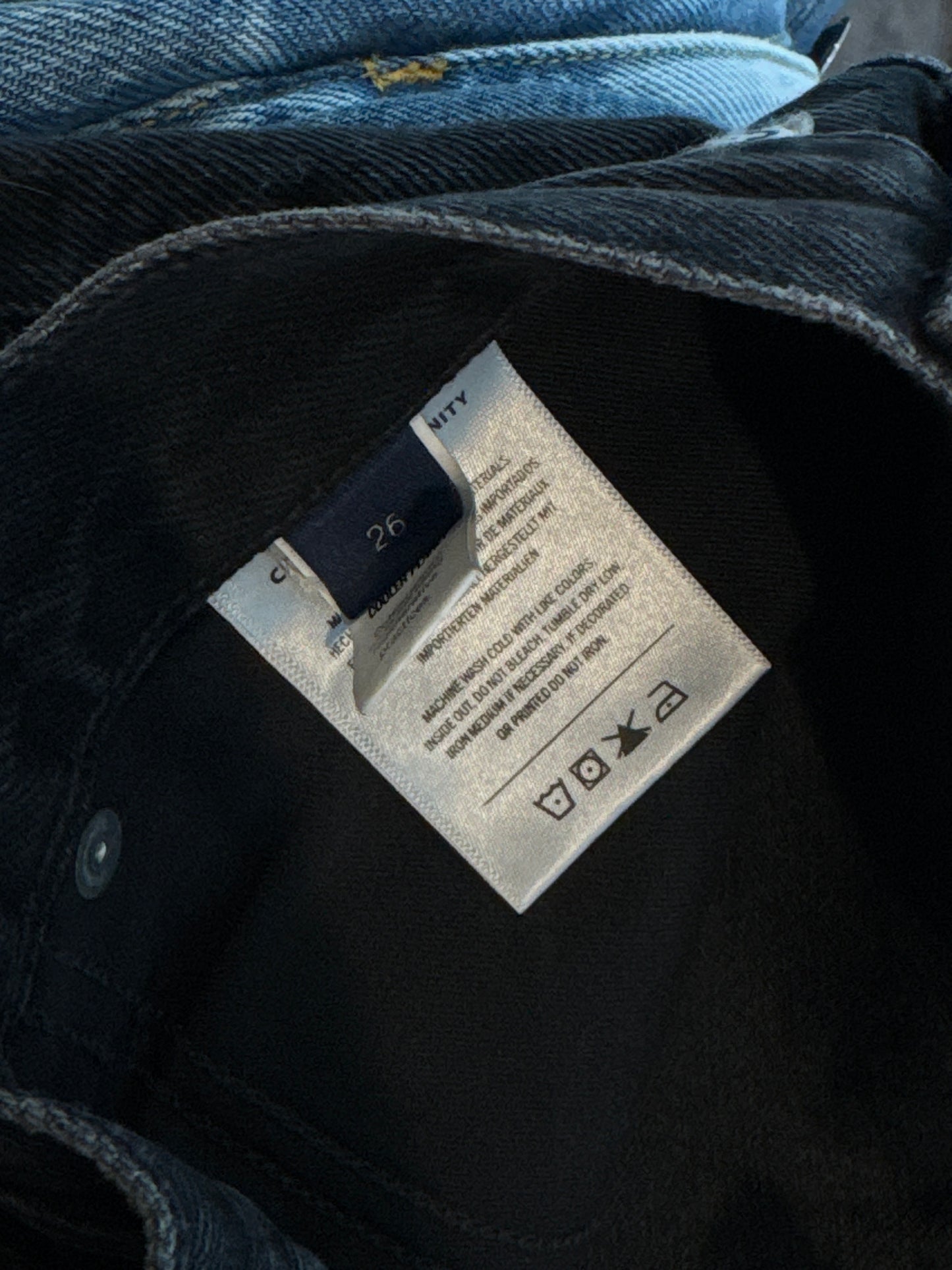 Citizens of Humanity “Annina” Black Denim Jeans, Size 26