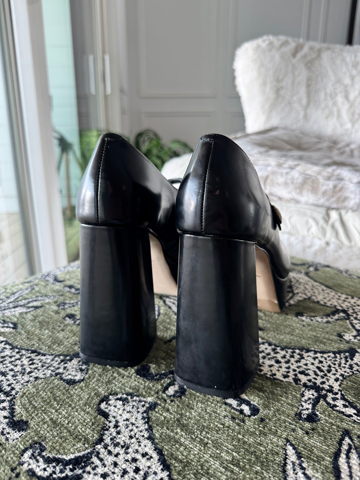 Larroudé Platform Maryjane Pumps, Size Women’s US8