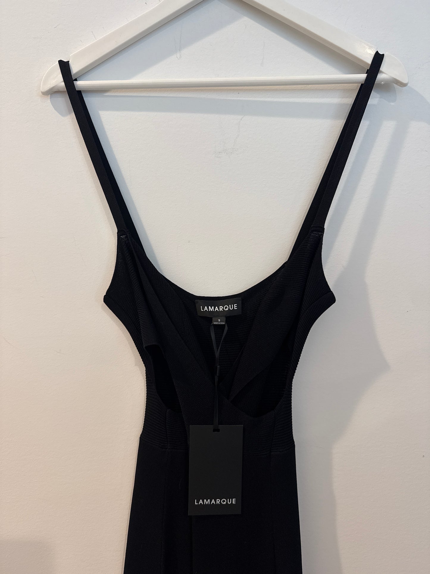 Lamarque Lidia Black Maxi Dress, Size Small