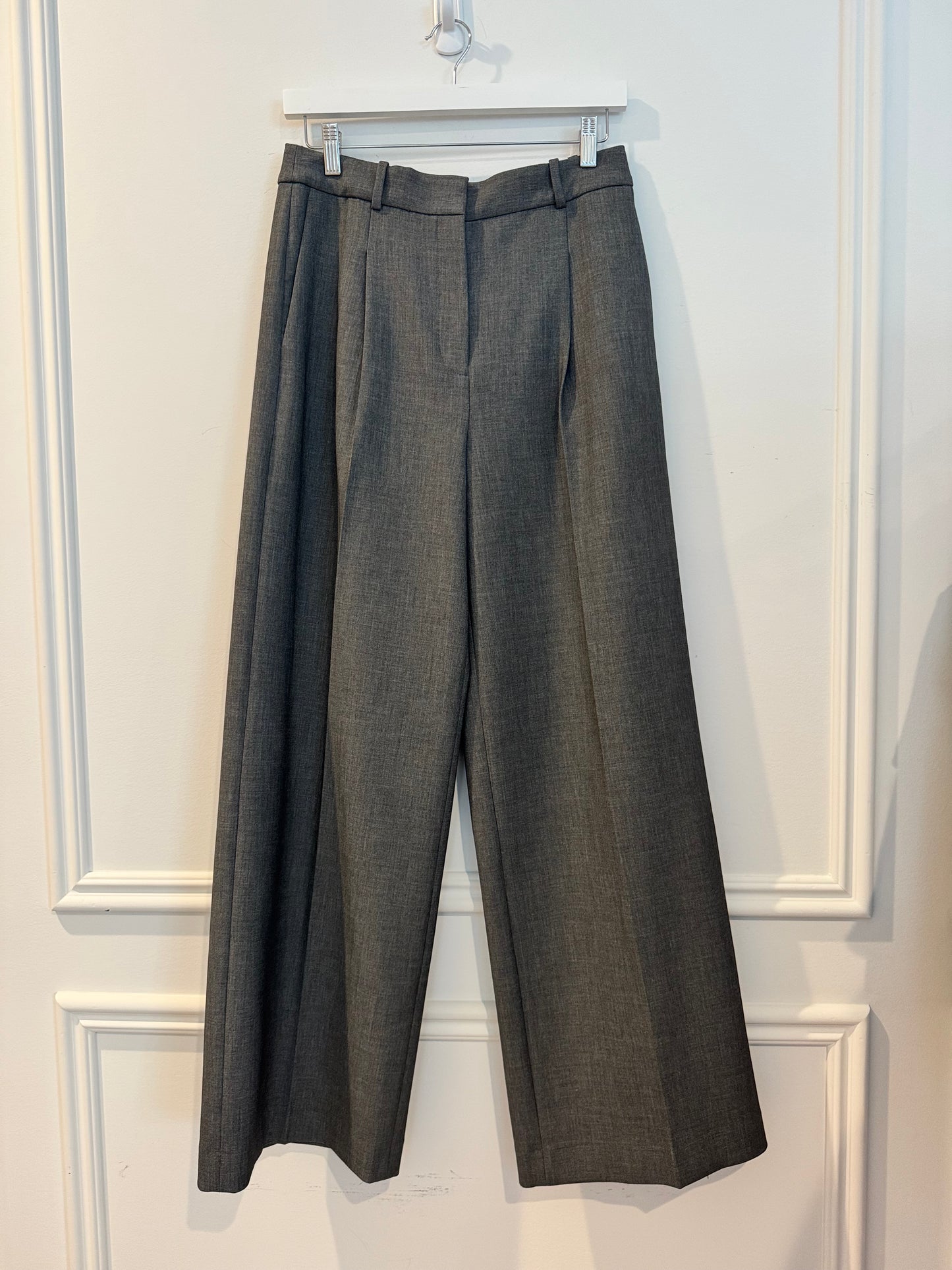 Babaton Grey Trousers, Size 4