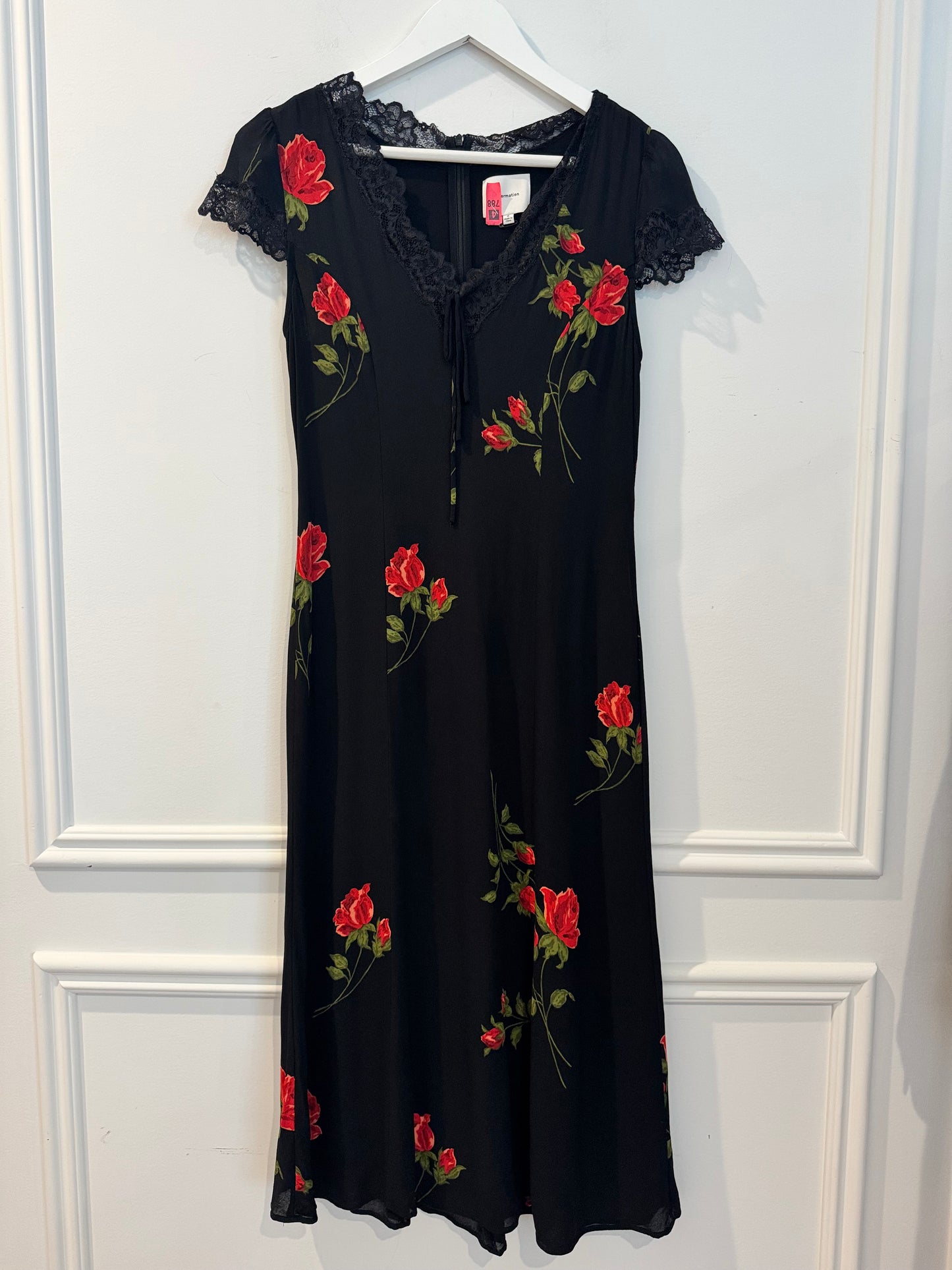 Reformation Tiffie Dress in “La Marais” Print, Size 6