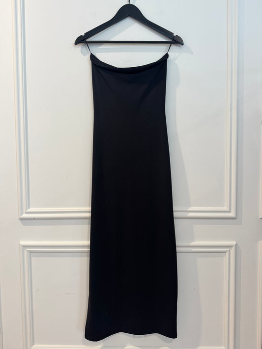 Babaton Strapless Maxi Tube Dress, Size Medium