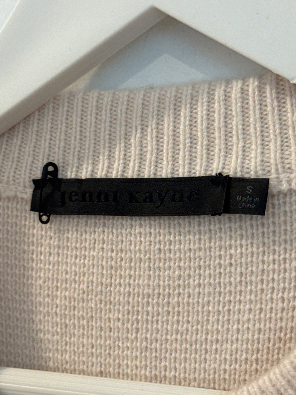 Jenni Kayne Wool/Cashmere Blend “Cooper” Cardigan in Warm Ivory
