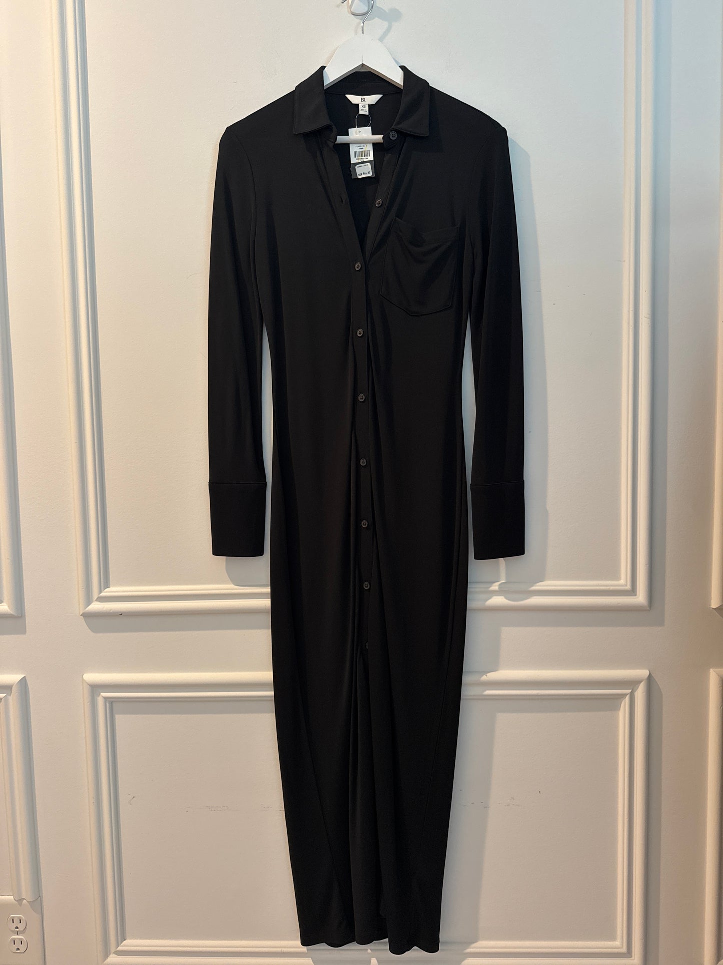 Banana Republic Long Sleeve Button-up Dress, Size XS
