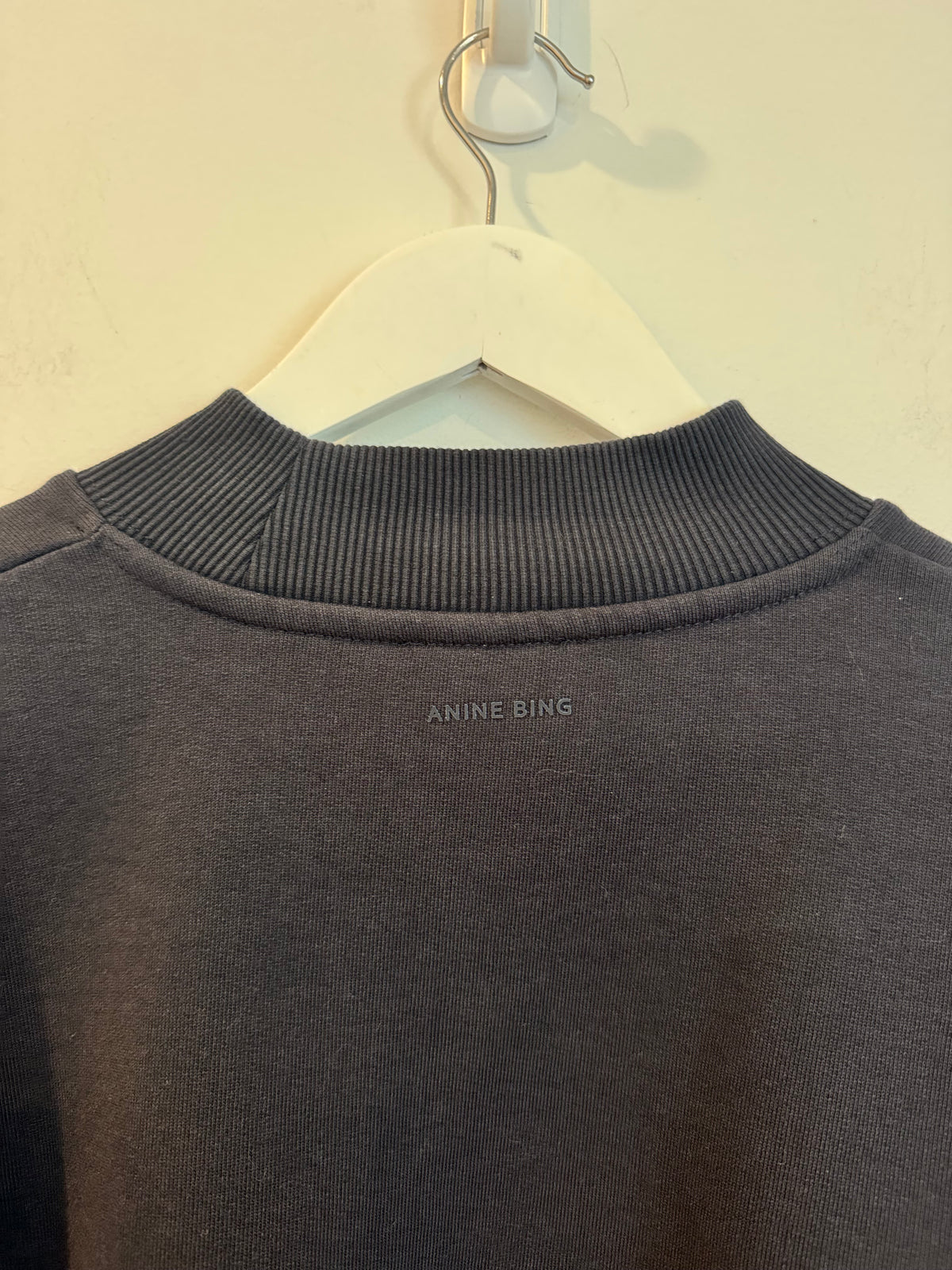 Anine Bing Oversized Navy Sweatshirt, Size M