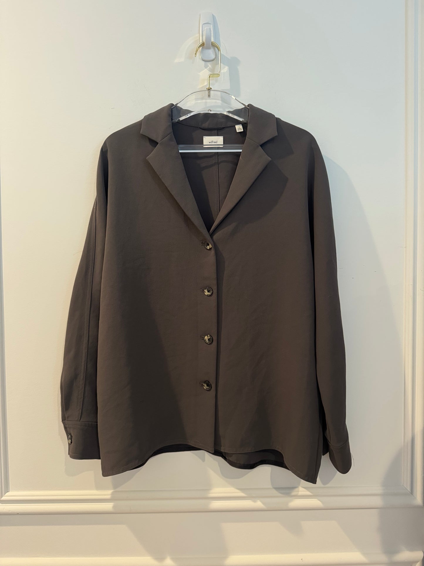 Wilfred Grey Button-up, Size Small