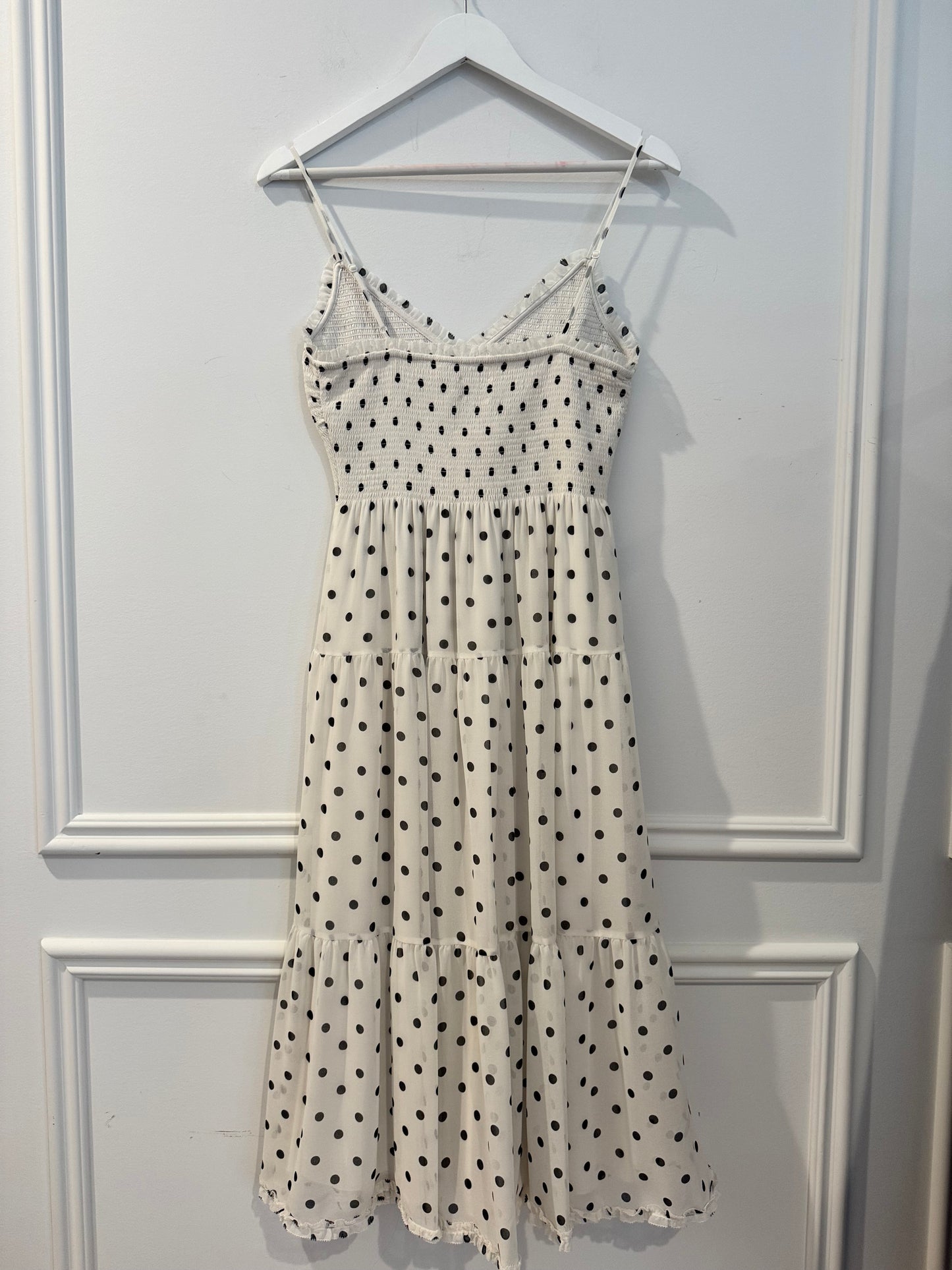 Wilfred “Tuberose Birch/Black” Dress, Size Small