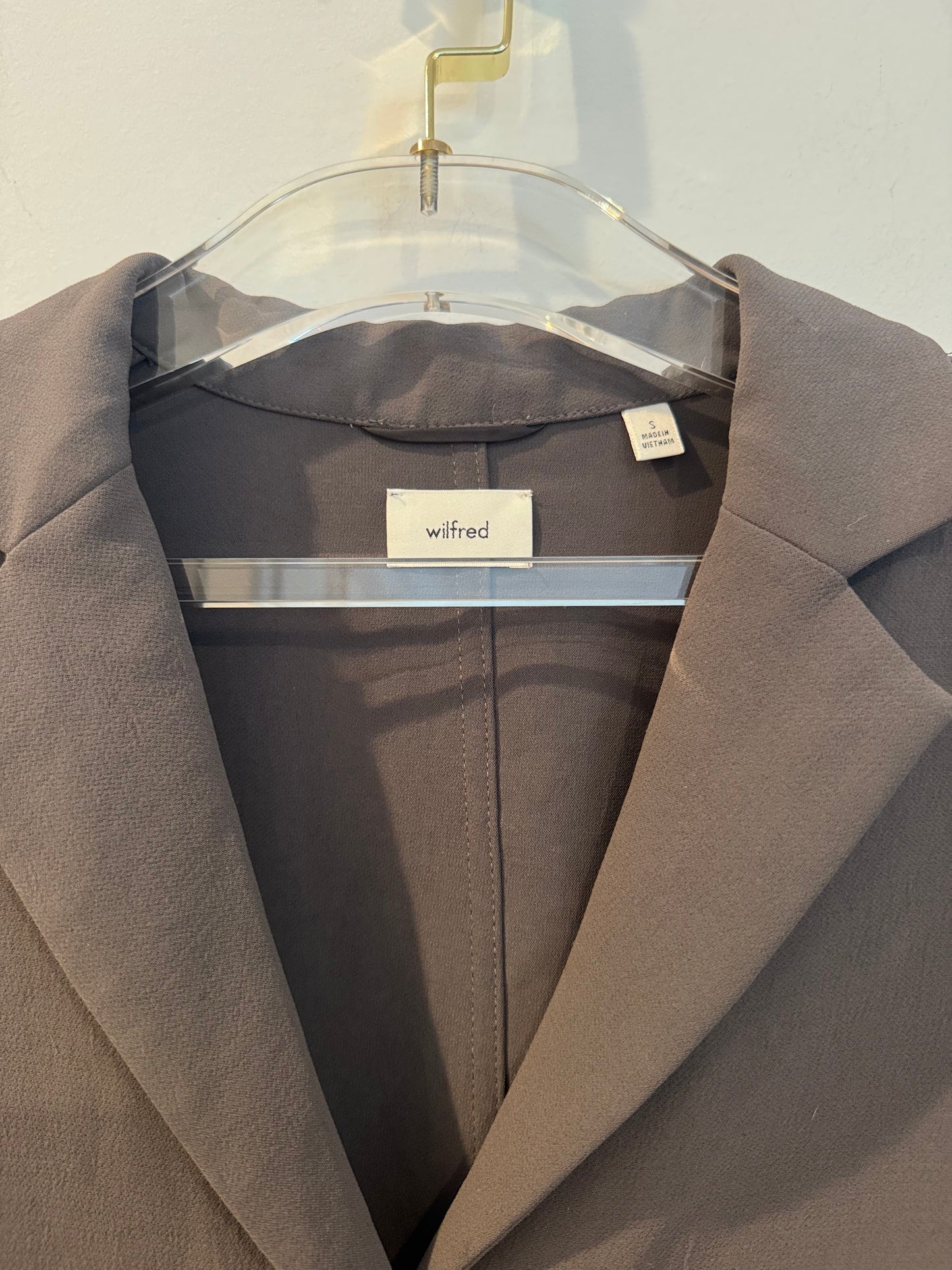 Wilfred Grey Button-up, Size Small