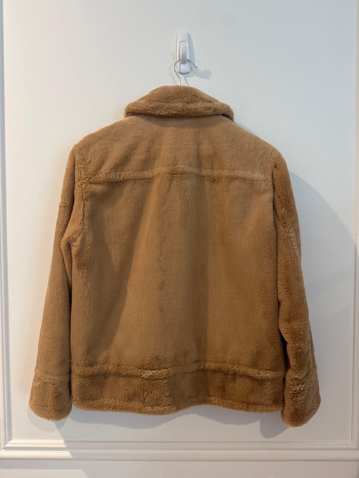 Vince Faux Fur Trucker Jacket, Size Small