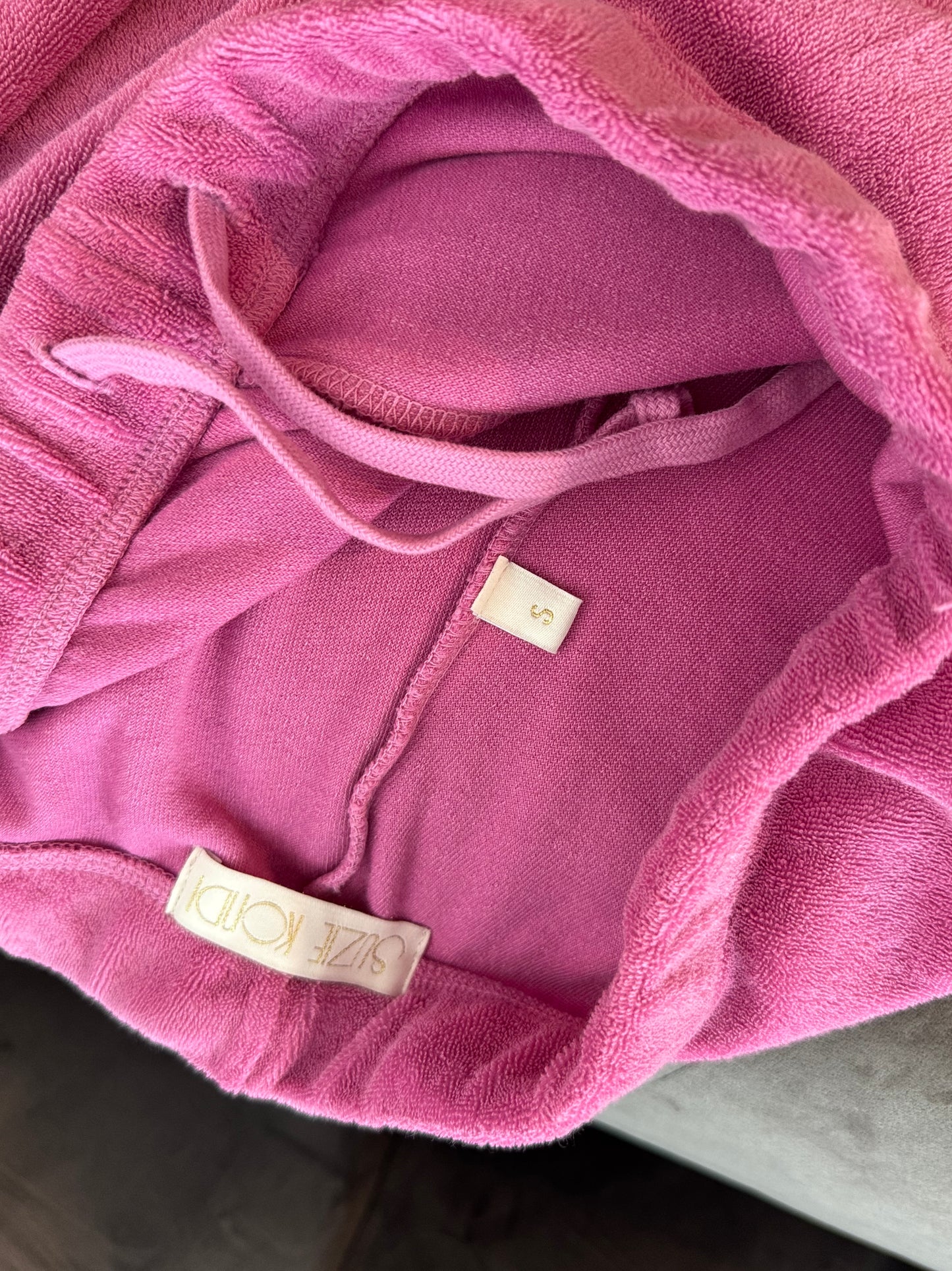 Suzie Kondi Zephyra Flare Pants, Terry Pink, Size Small