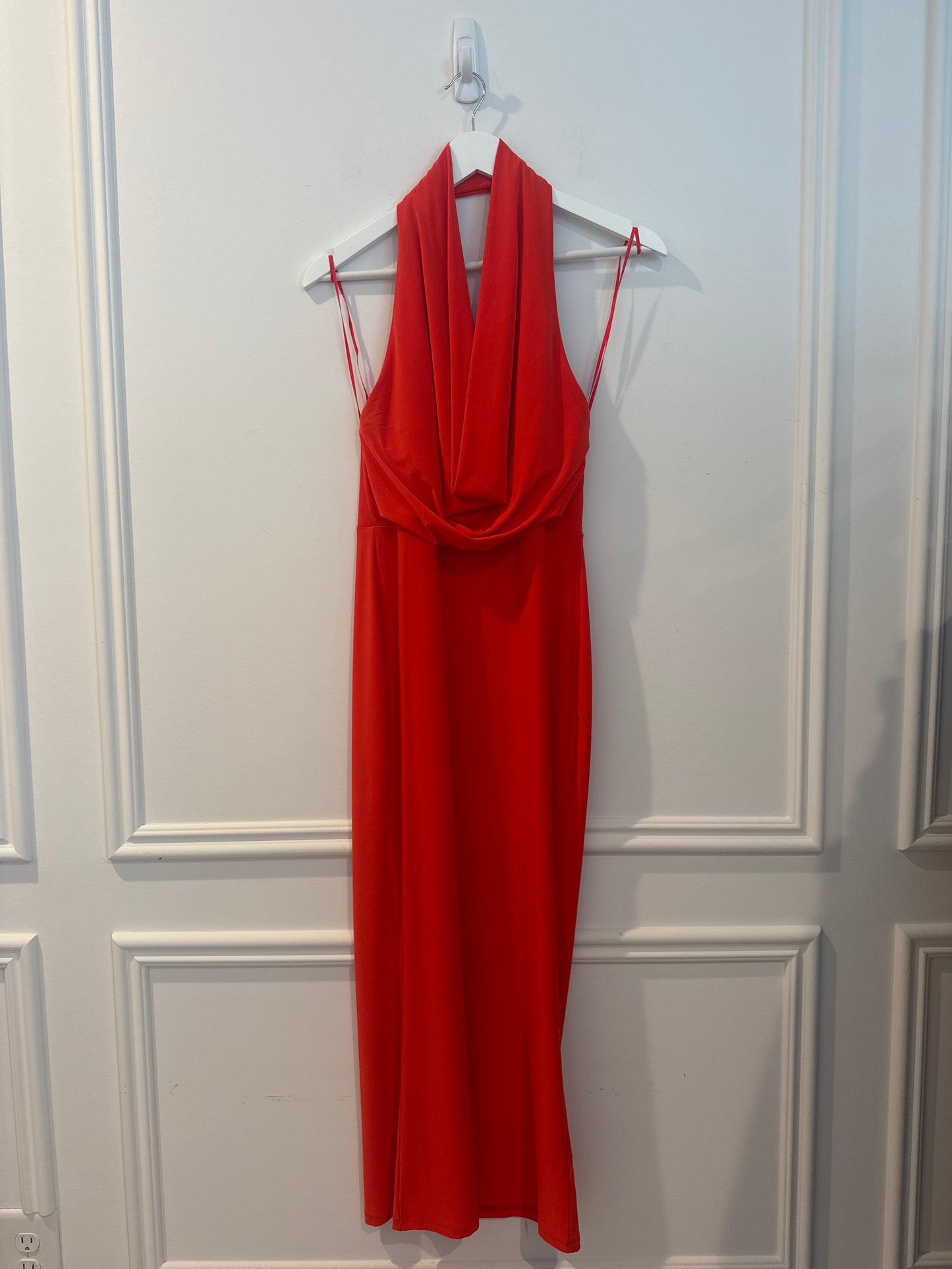 TEN By Aritzia Red Halter Dress, Size Small