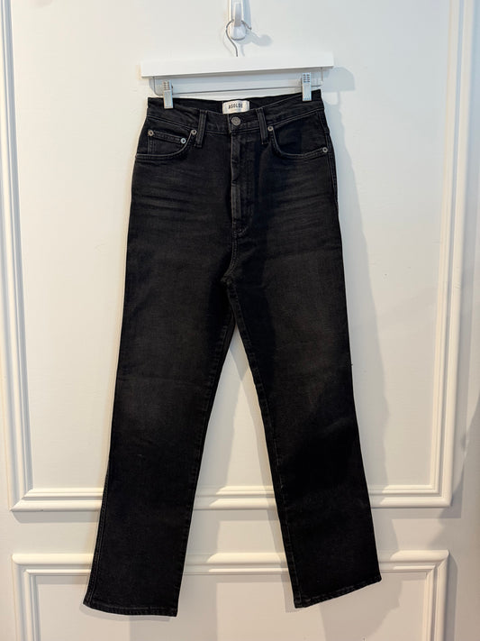 AGOLDE Black Denim Jeans, Size 26