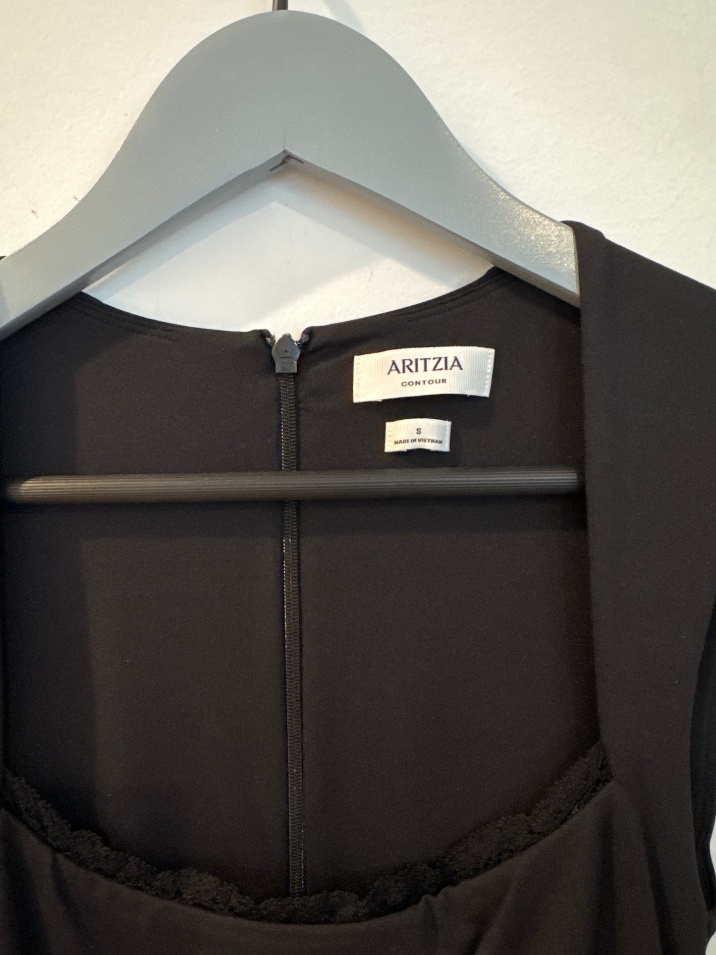 Babaton Figureknit Confidential Dress, Black, Size Small