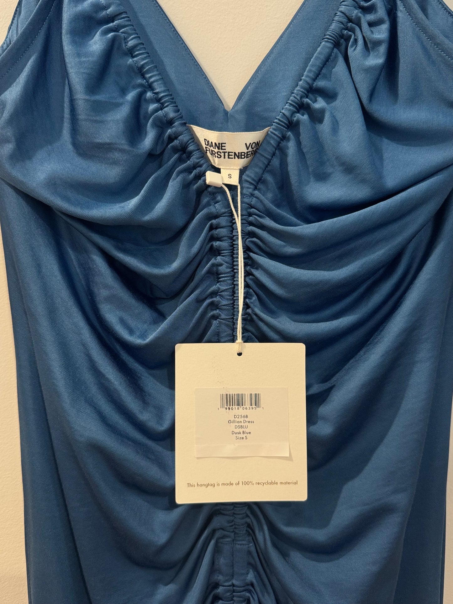 Diane von Furstenberg Gillian Dress, Blue, Size Small