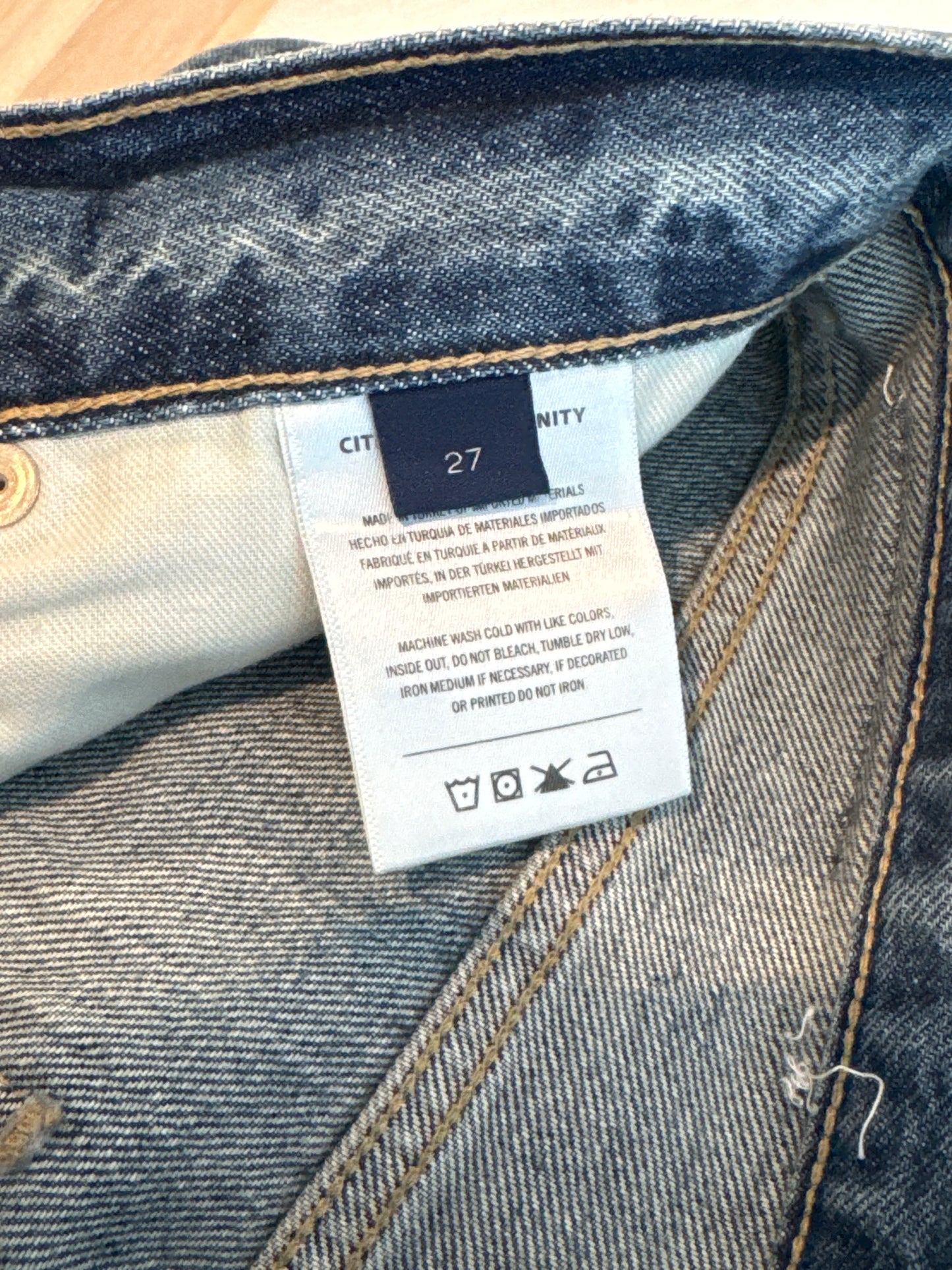 Citizens of Humanity “Annina” Blue Denim Jeans, Size 27
