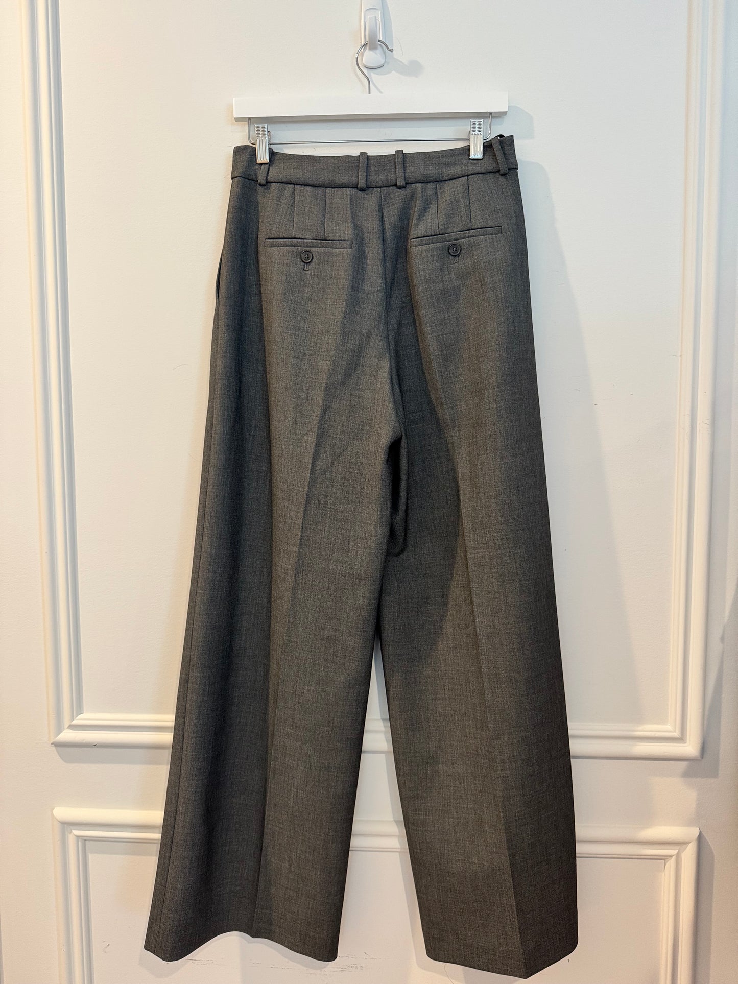 Babaton Grey Trousers, Size 4