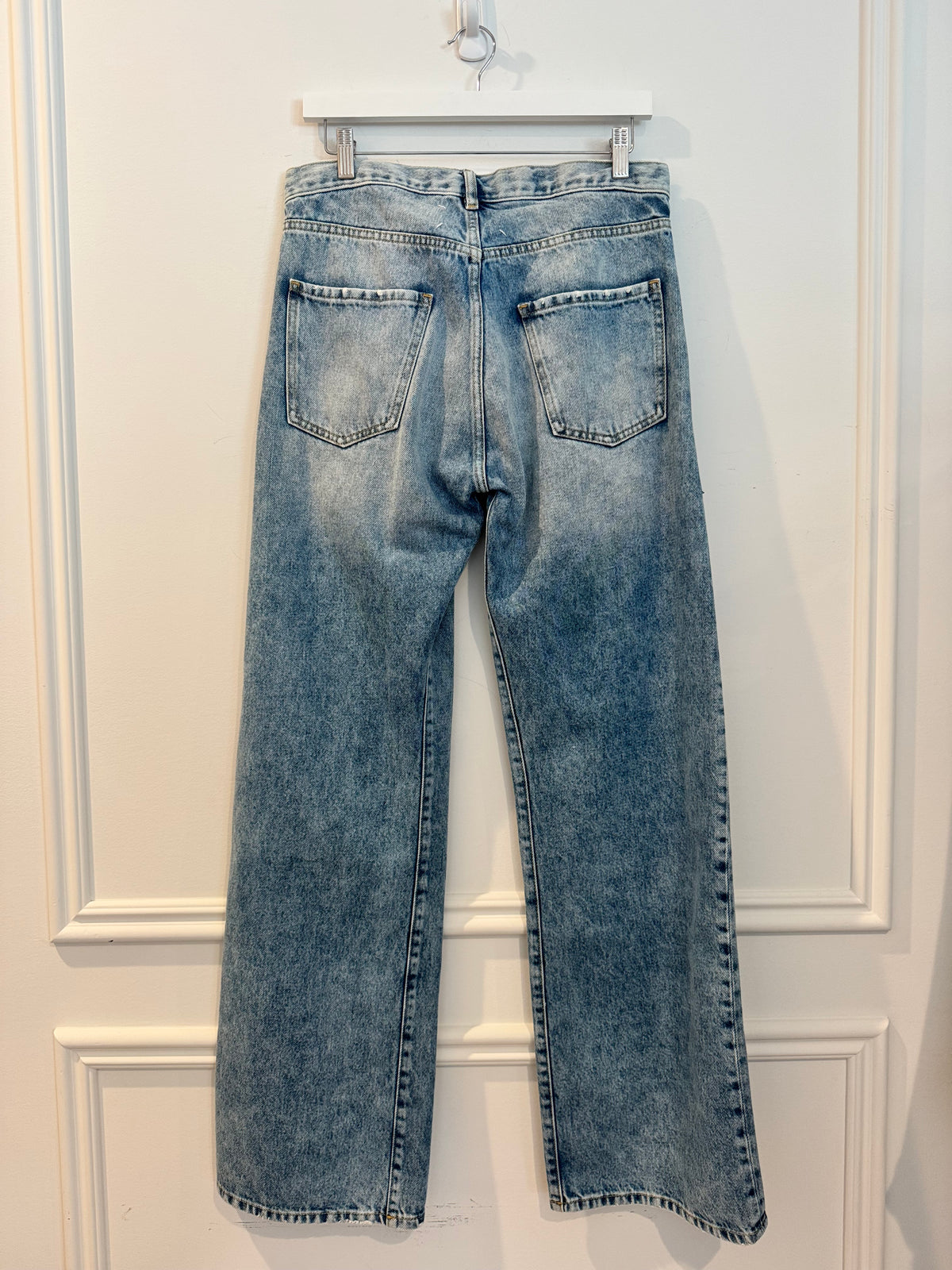 Maison Margiela Straight Jeans with Contrasted Pockets, Size 40 (US4)