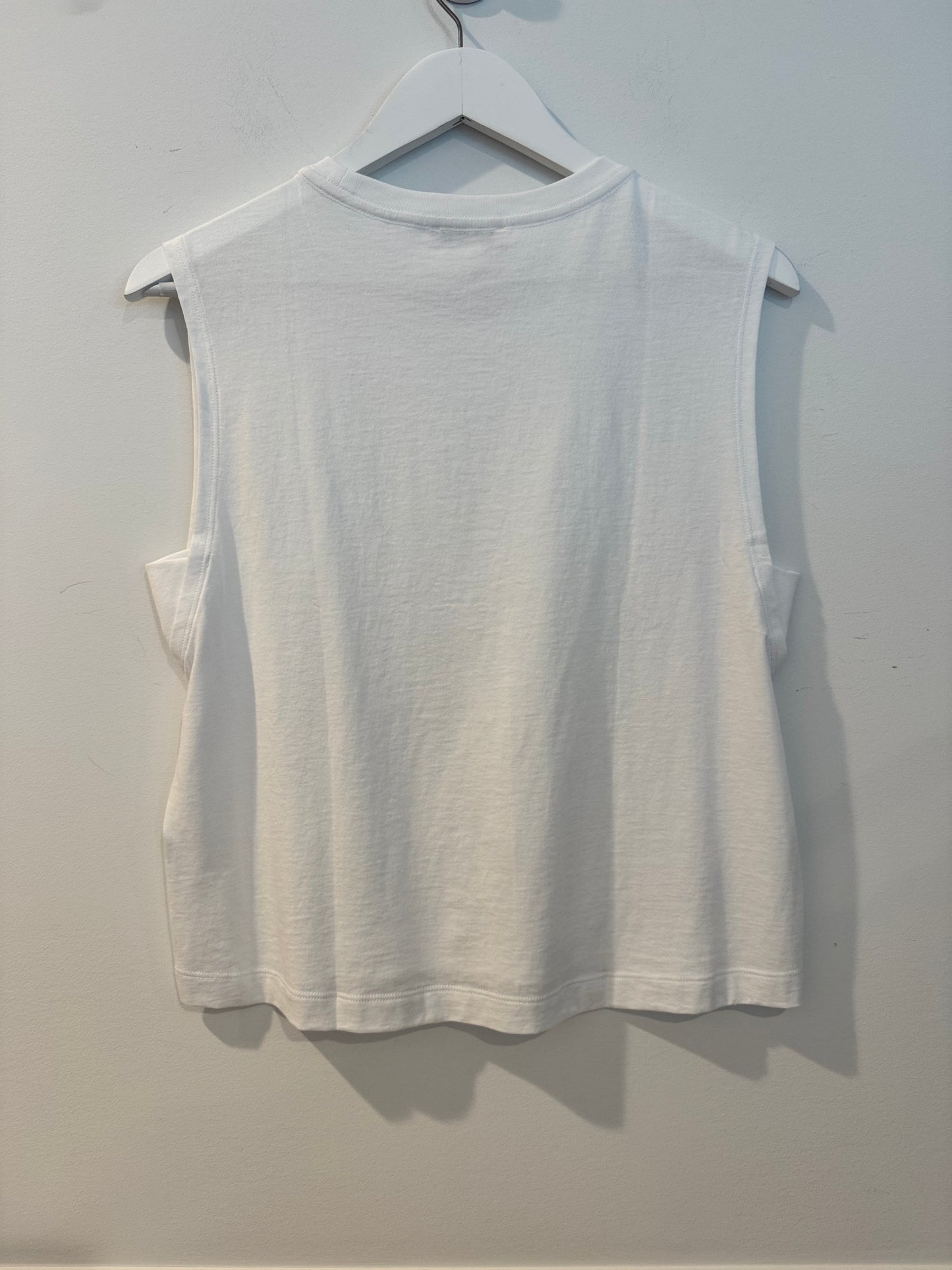 AYR White Lightweight Muscle Tank, Size Small