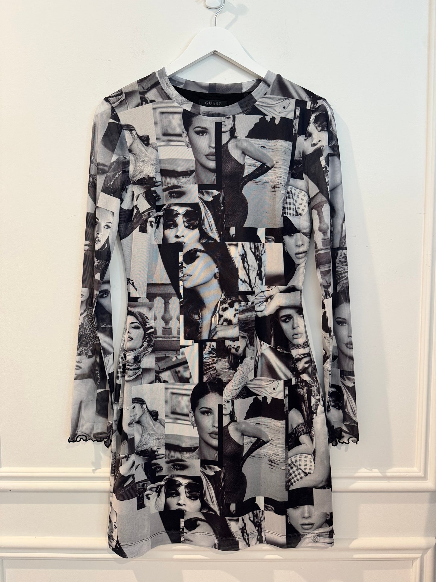 GUESS Women's Eco Adriana Mesh Dress, Size Medium