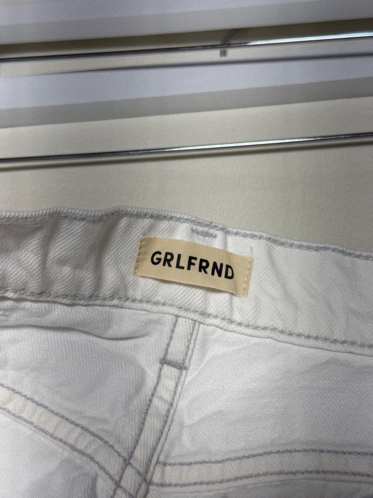 GRLFRND “The Brooklyn” High Rise Straight Jeans in “Amarillo” Size 27