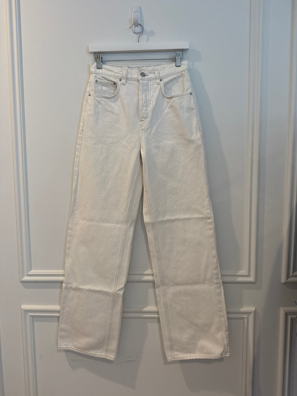GRLFRND “The Brooklyn” High Rise Straight Jeans in “Amarillo” Size 27