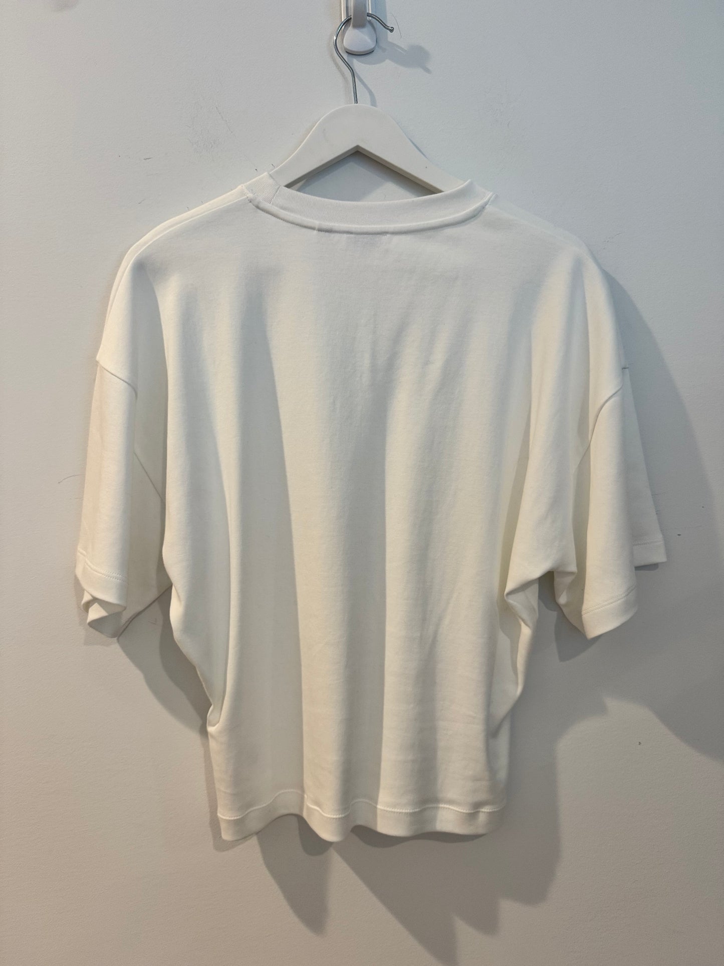 Babaton White Tee, Size Small