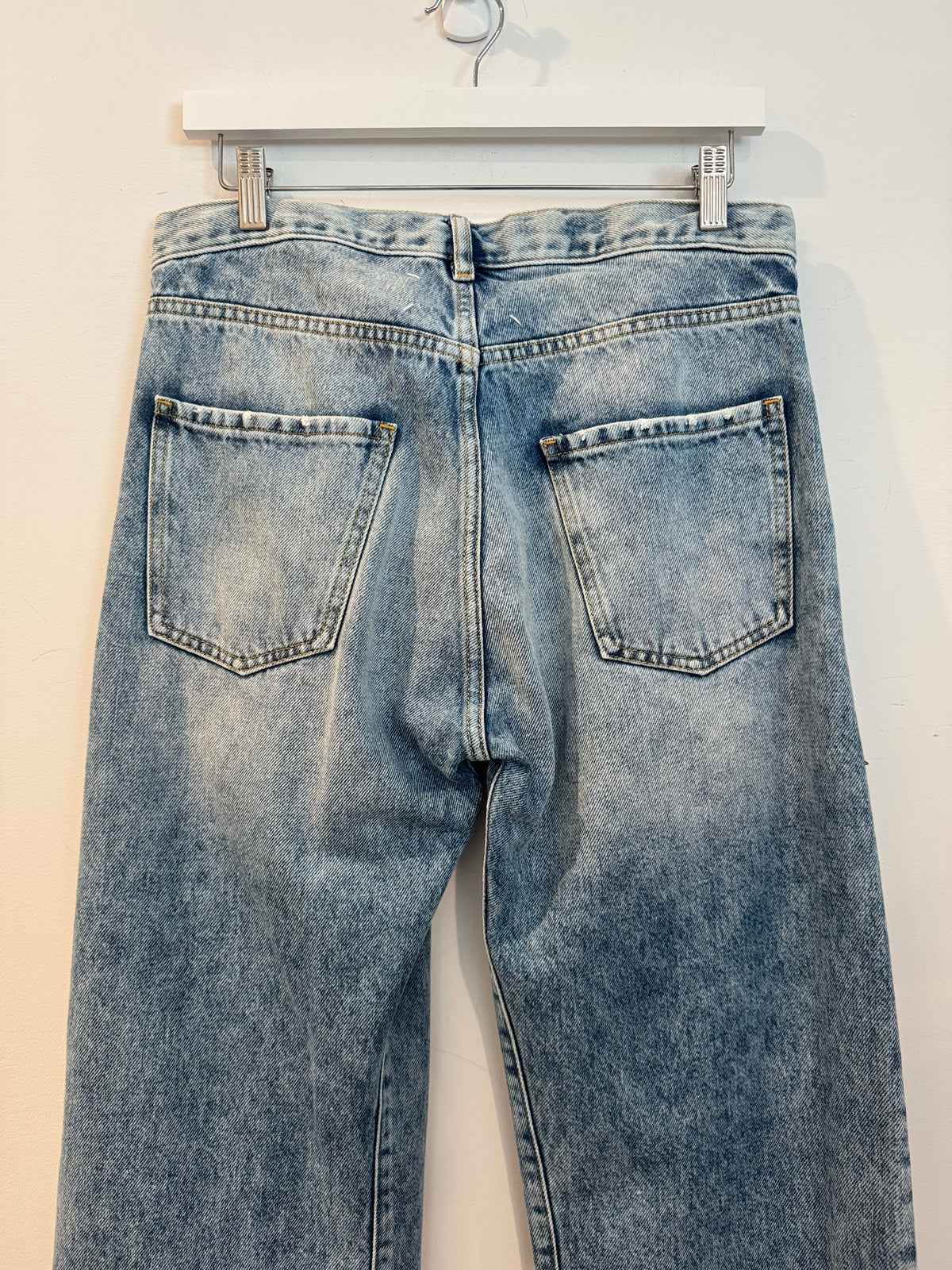 Maison Margiela Straight Jeans with Contrasted Pockets, Size 40 (US4)