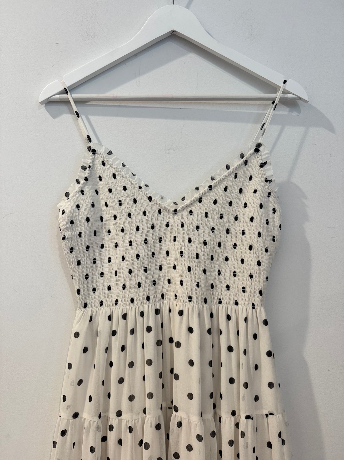 Wilfred “Tuberose Birch/Black” Dress, Size Small