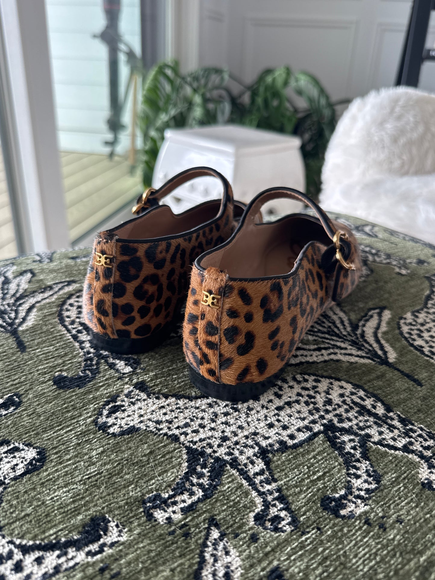 Sam Edelman Cheetah Print “Michaela” Mary Jane’s, Size Women’s US8