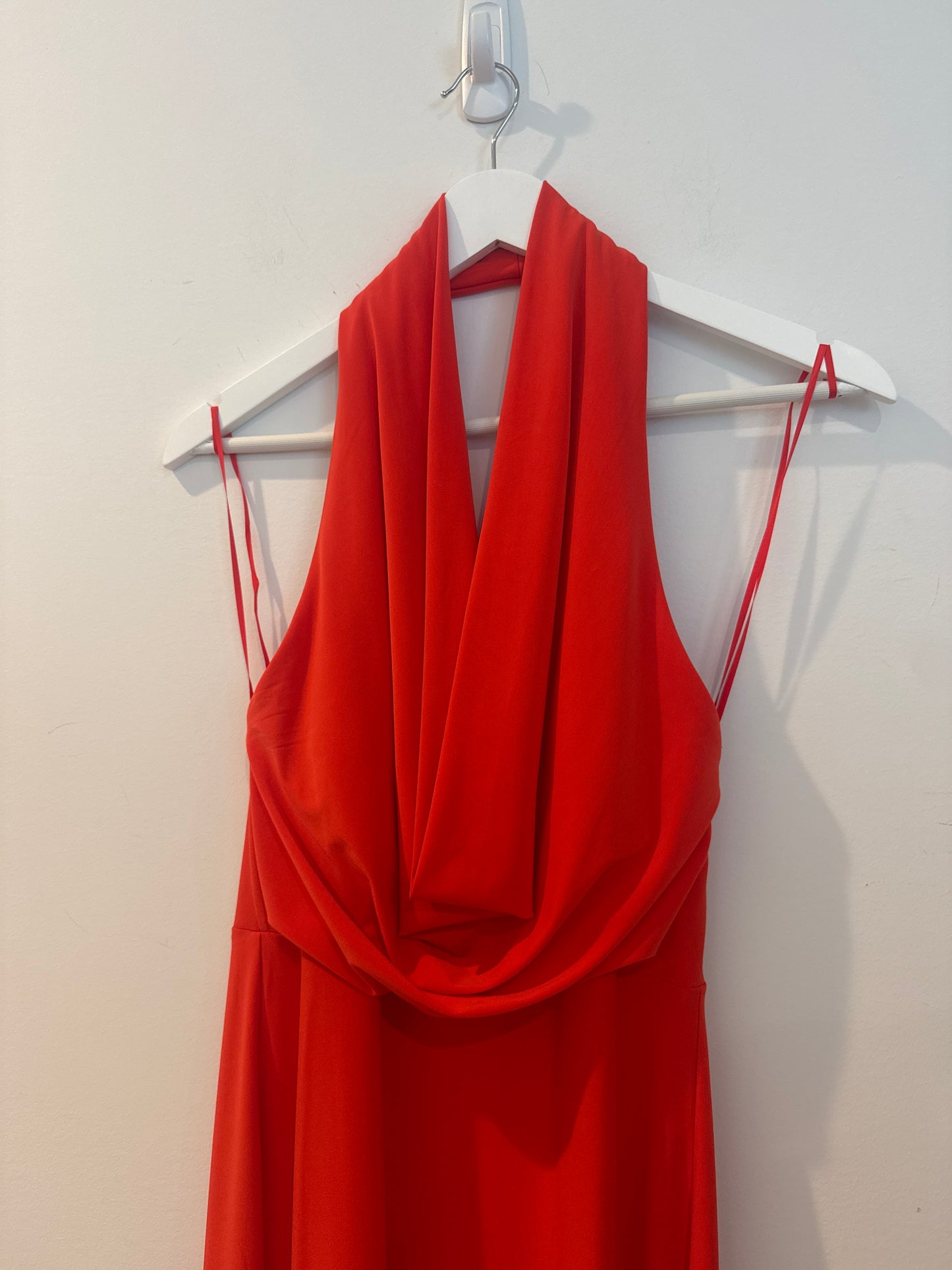 TEN By Aritzia Red Halter Dress, Size Small