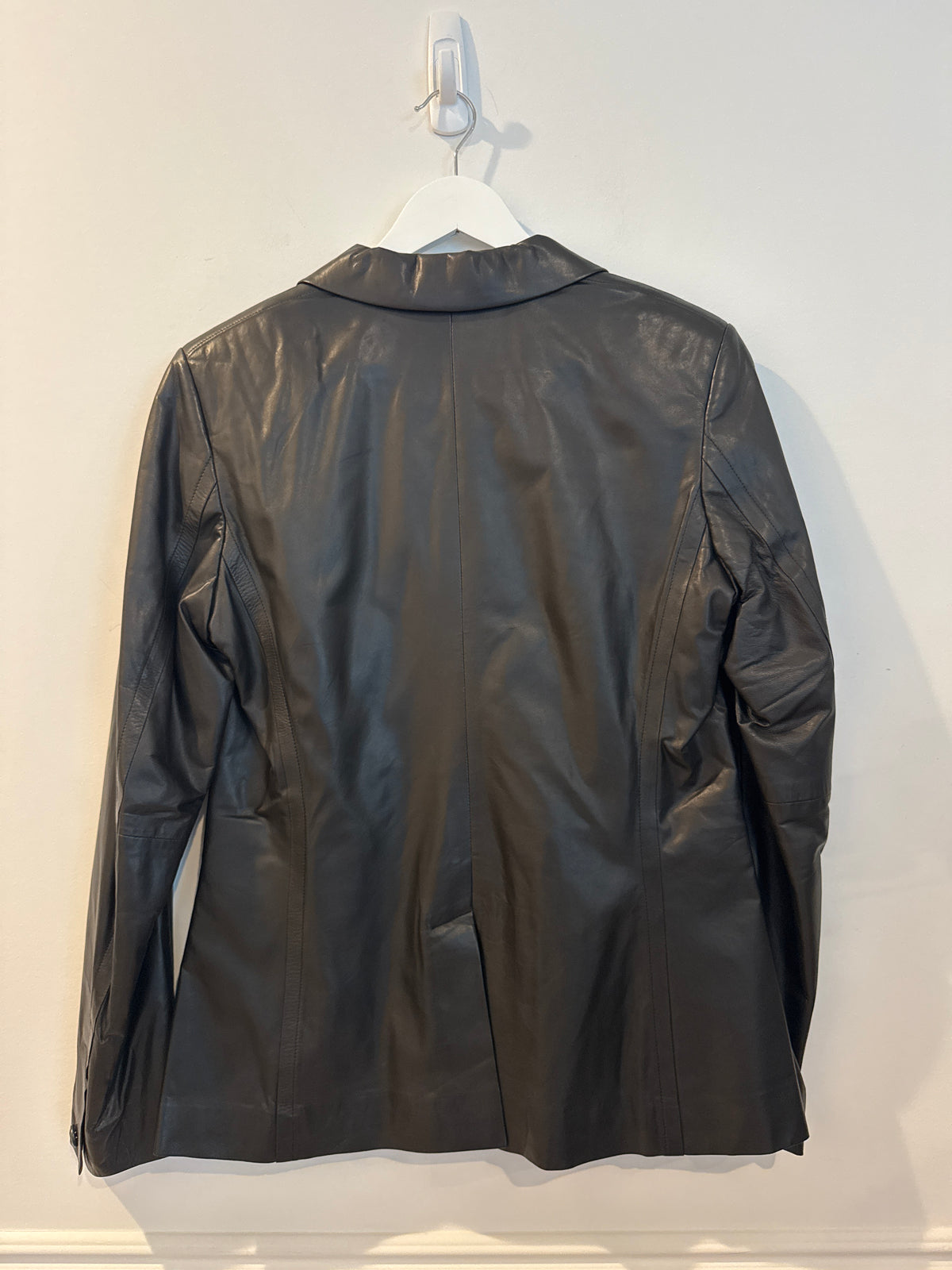 Rag & Bone 2 Button Leather Blazer, Size 6