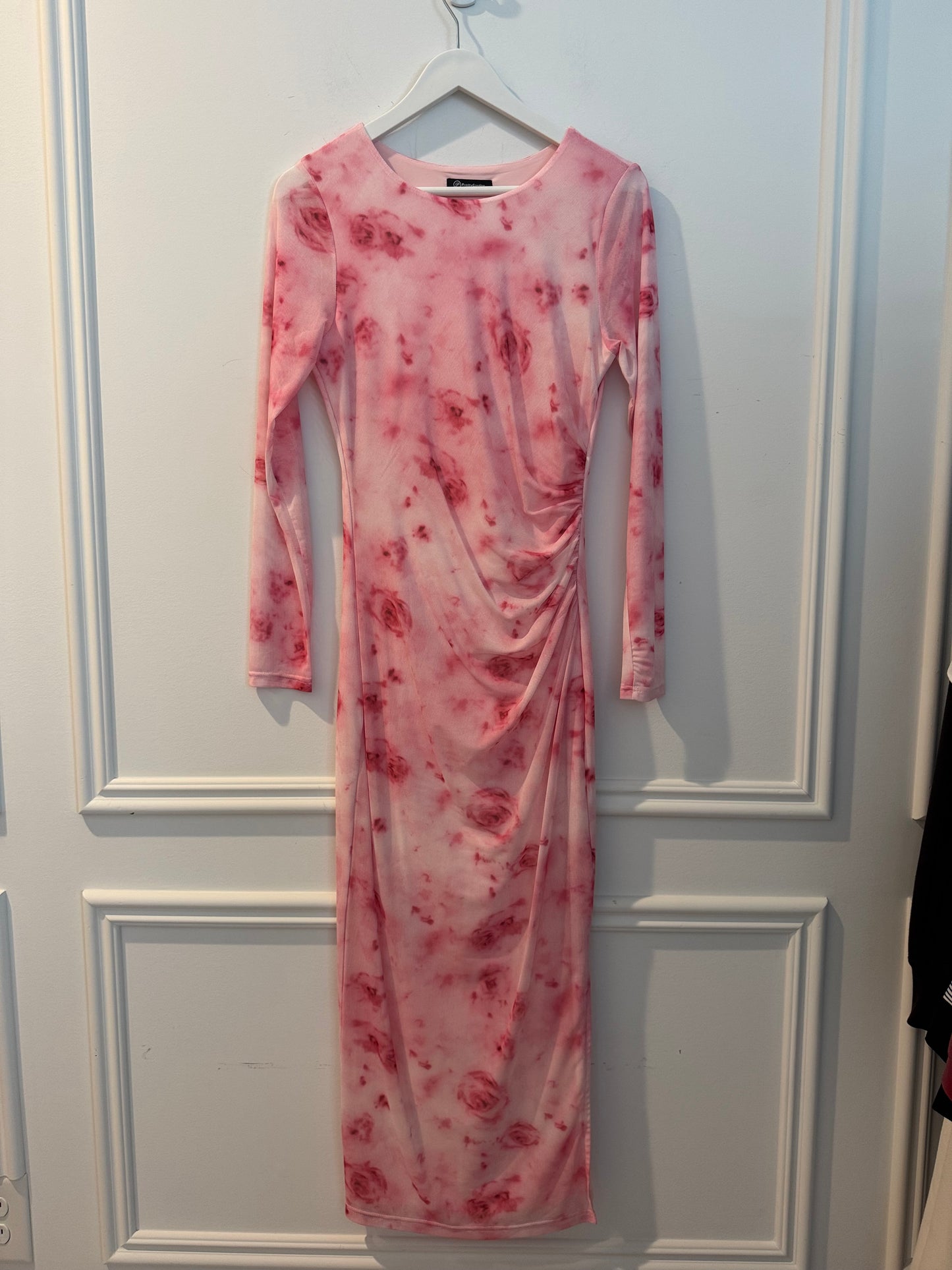 Pretty Garden Long Sleeve Mesh Maxi Dress BUNDLE (2) Both Size Small