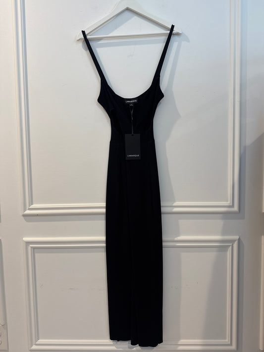 Lamarque Lidia Black Maxi Dress, Size Small