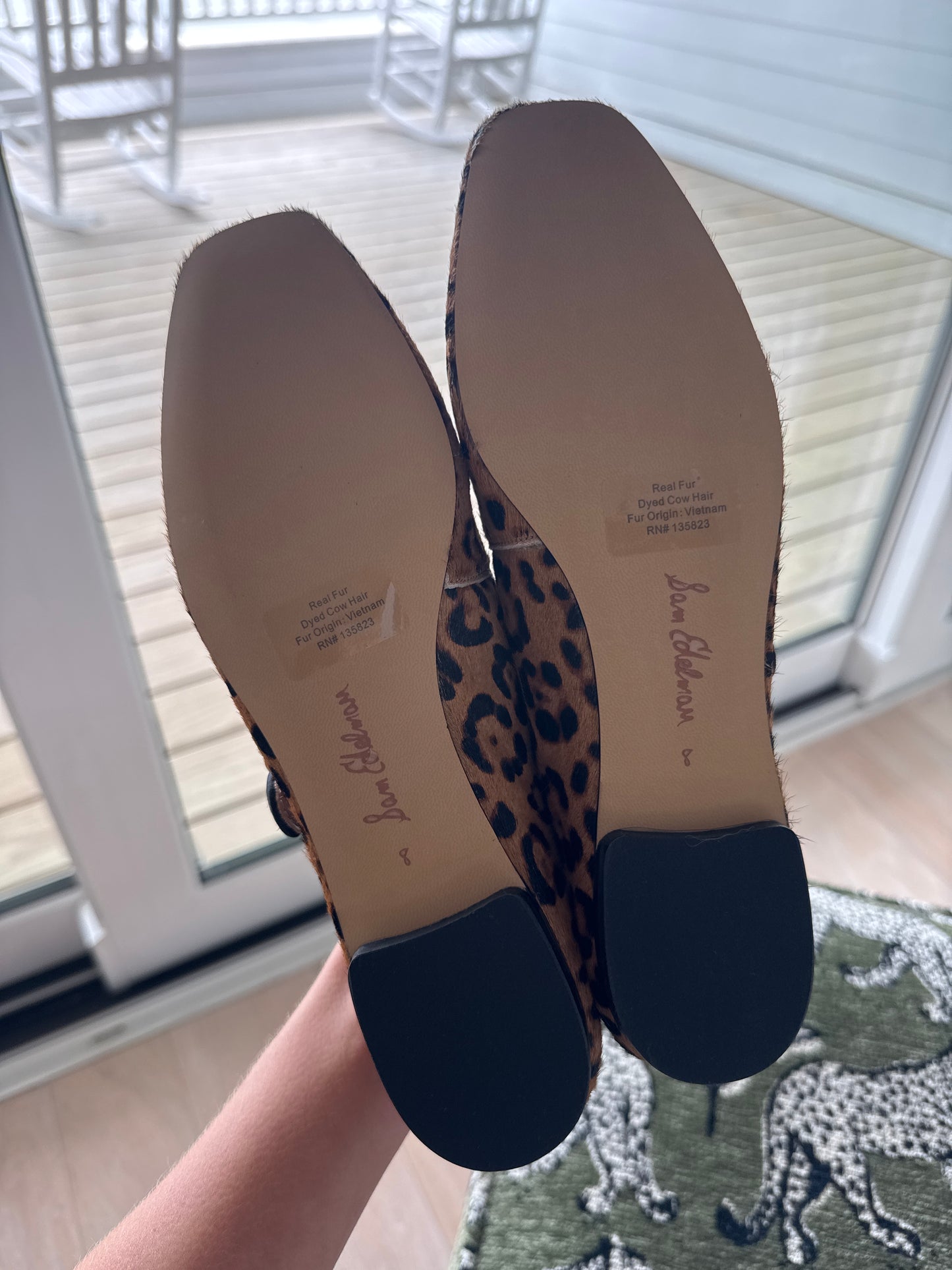 Sam Edelman Cheetah Print “Michaela” Mary Jane’s, Size Women’s US8