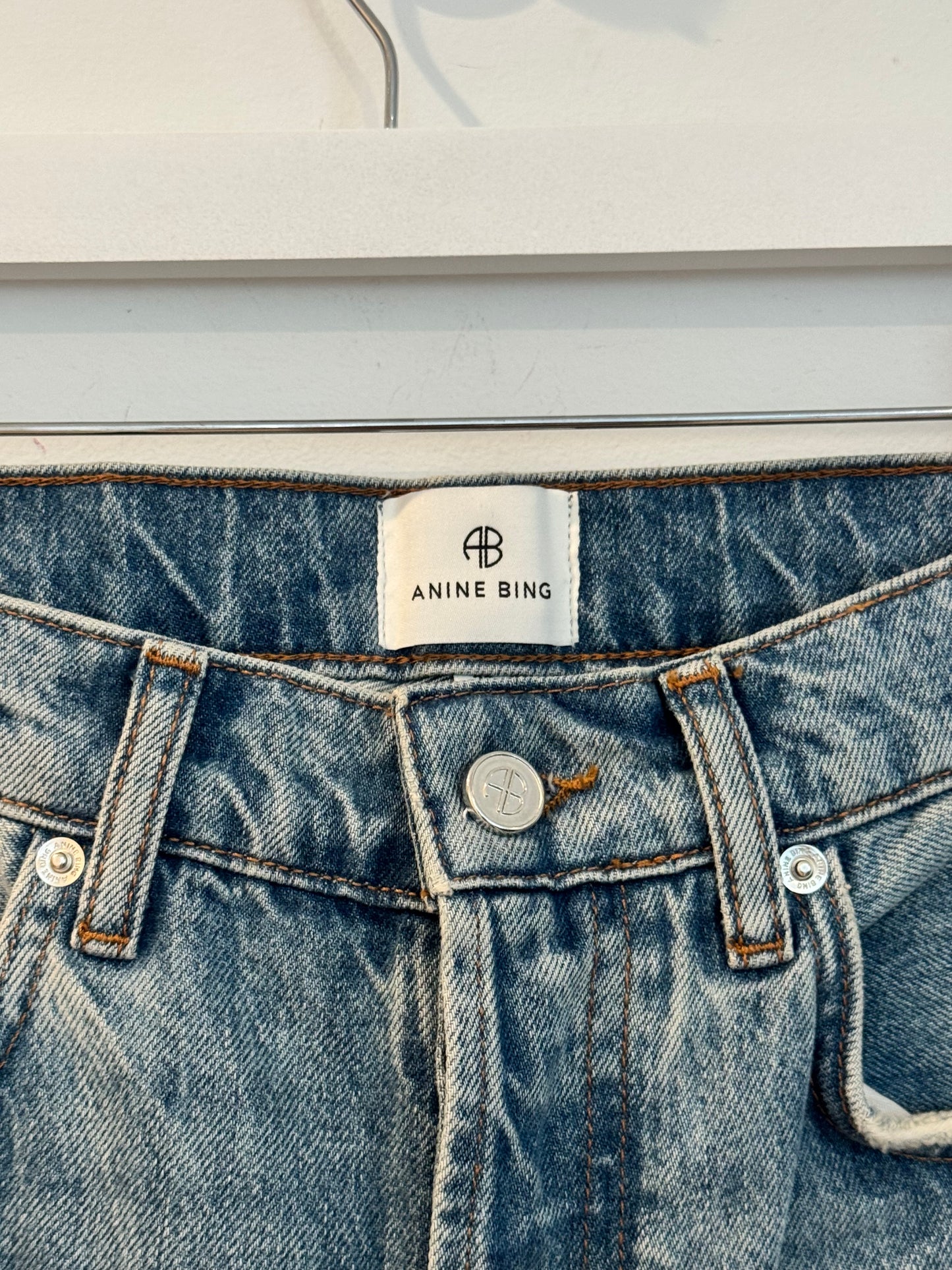 Anine Bing Wide Leg Jeans, Size 26