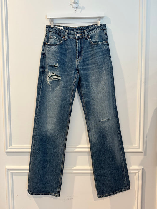 Zara Distressed Denim, Size 6