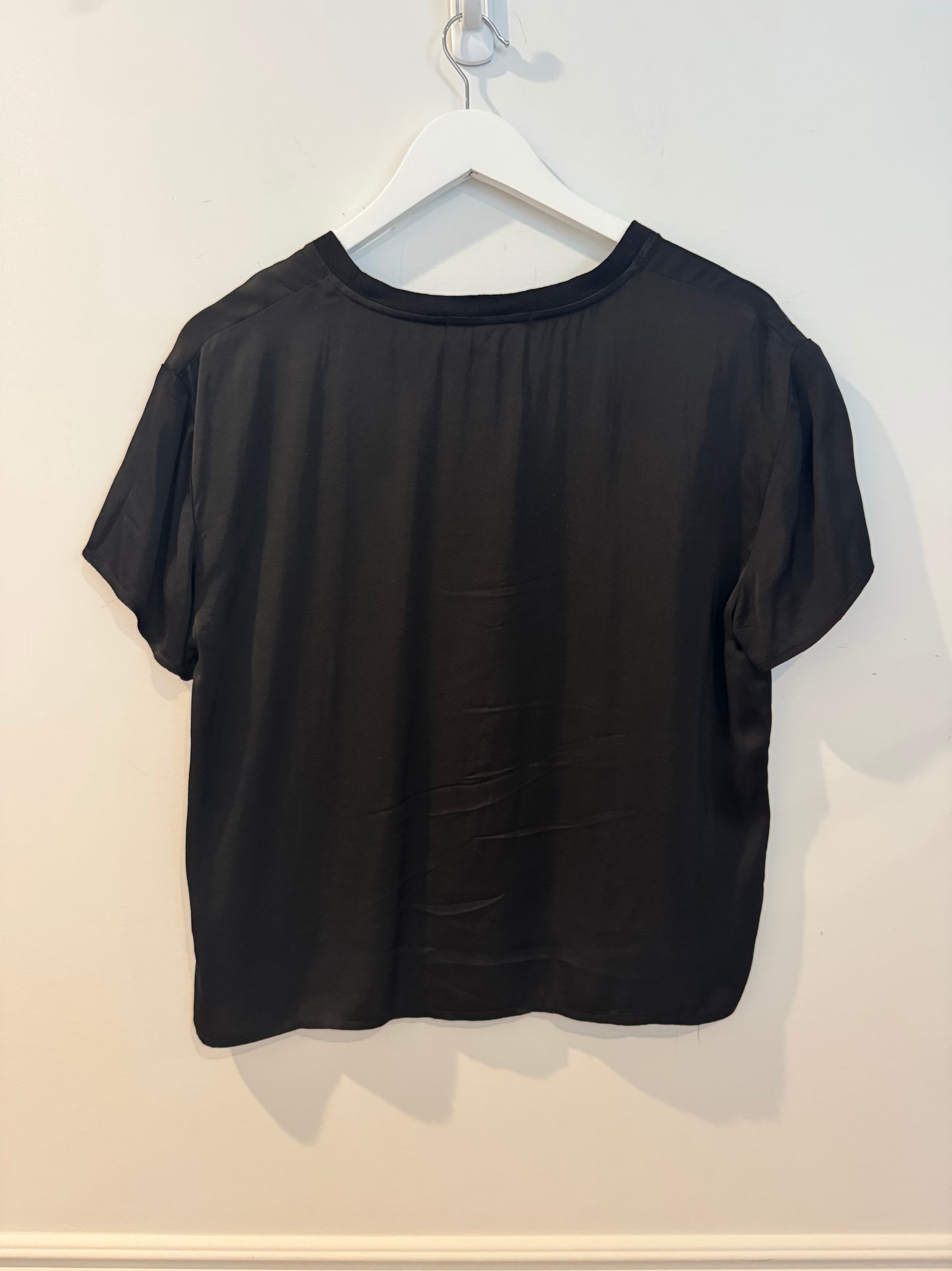 “Perfectwhitetee” Black T-shirt, Size Small
