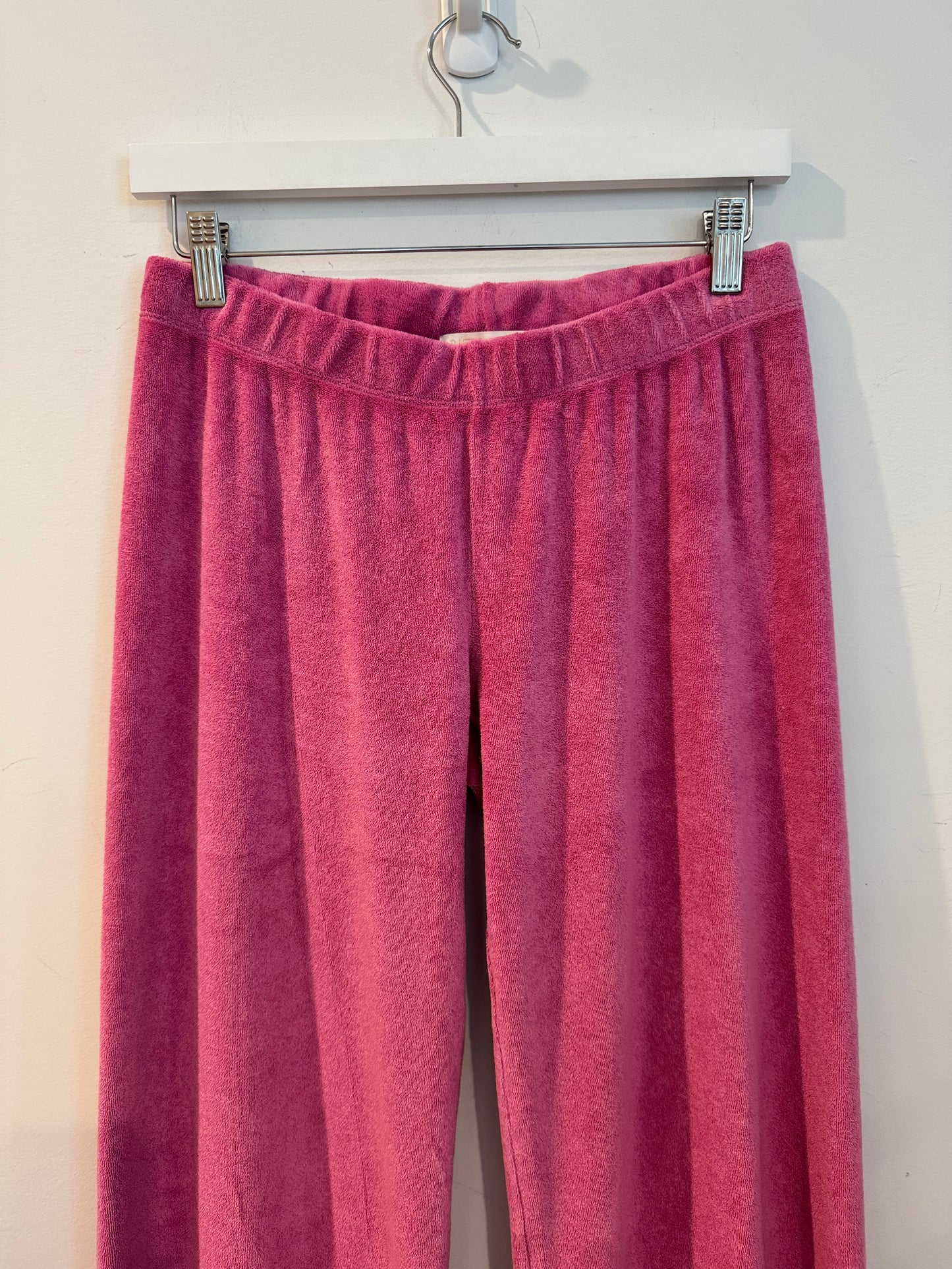 Suzie Kondi Zephyra Flare Pants, Terry Pink, Size Small